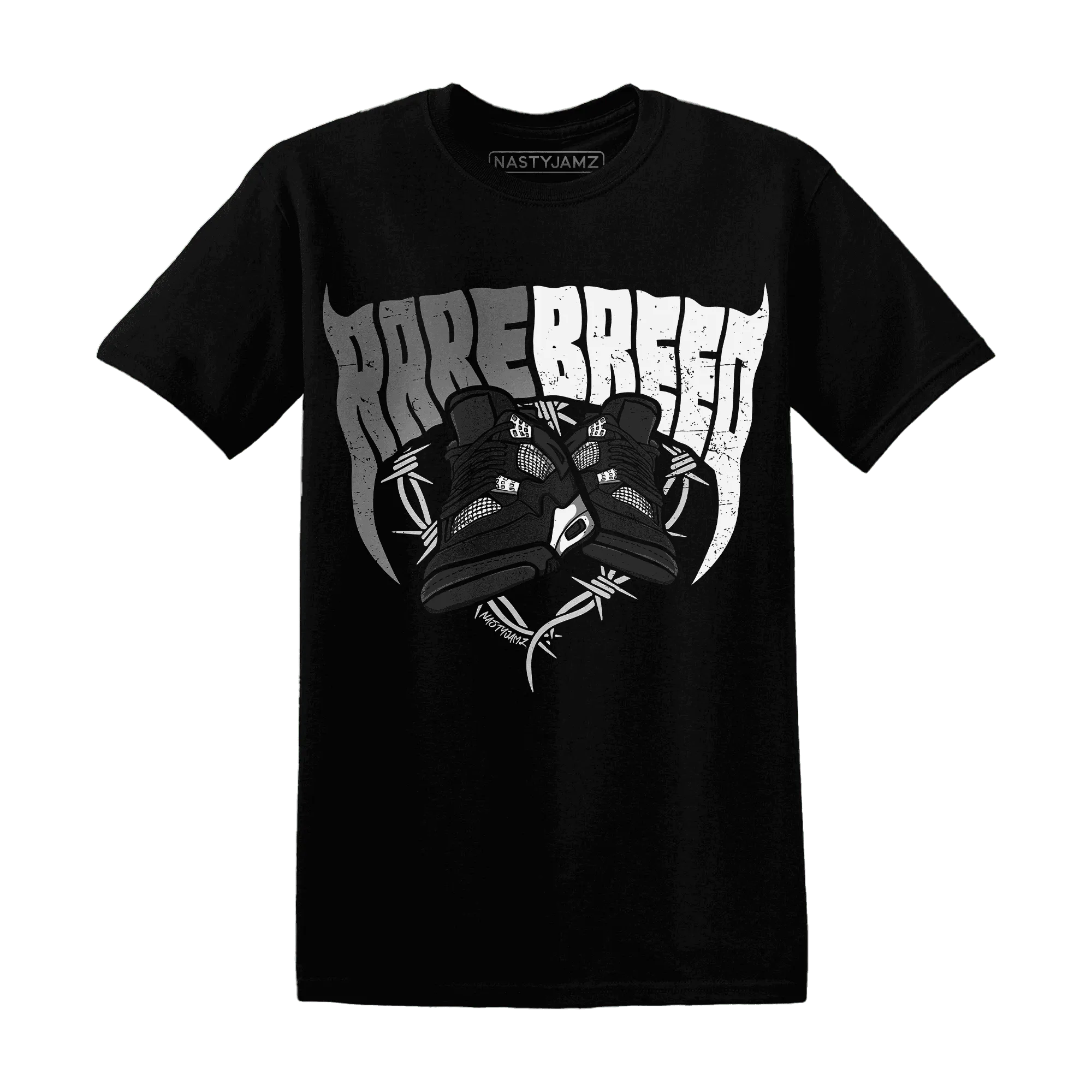 White-Thunder-4s-T-Shirt-Match-Rare-Breed-Sneaker
