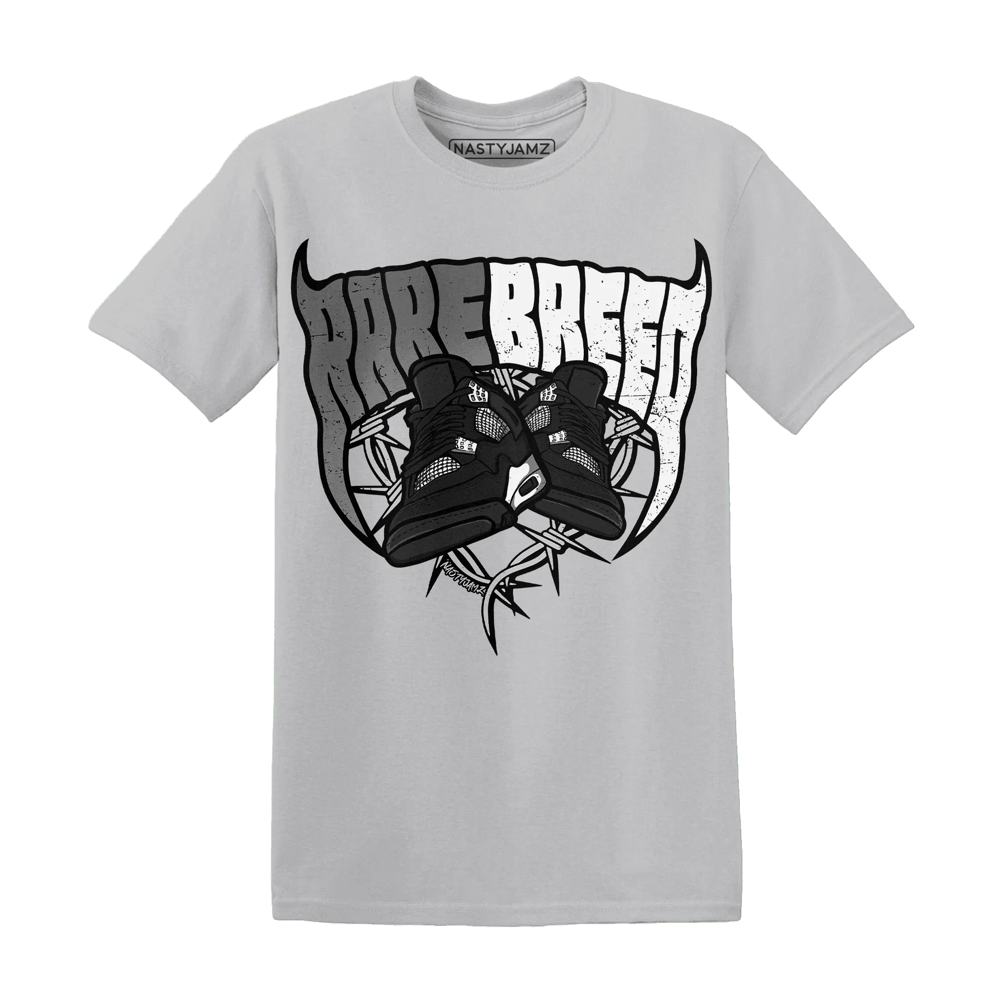 White-Thunder-4s-T-Shirt-Match-Rare-Breed-Sneaker