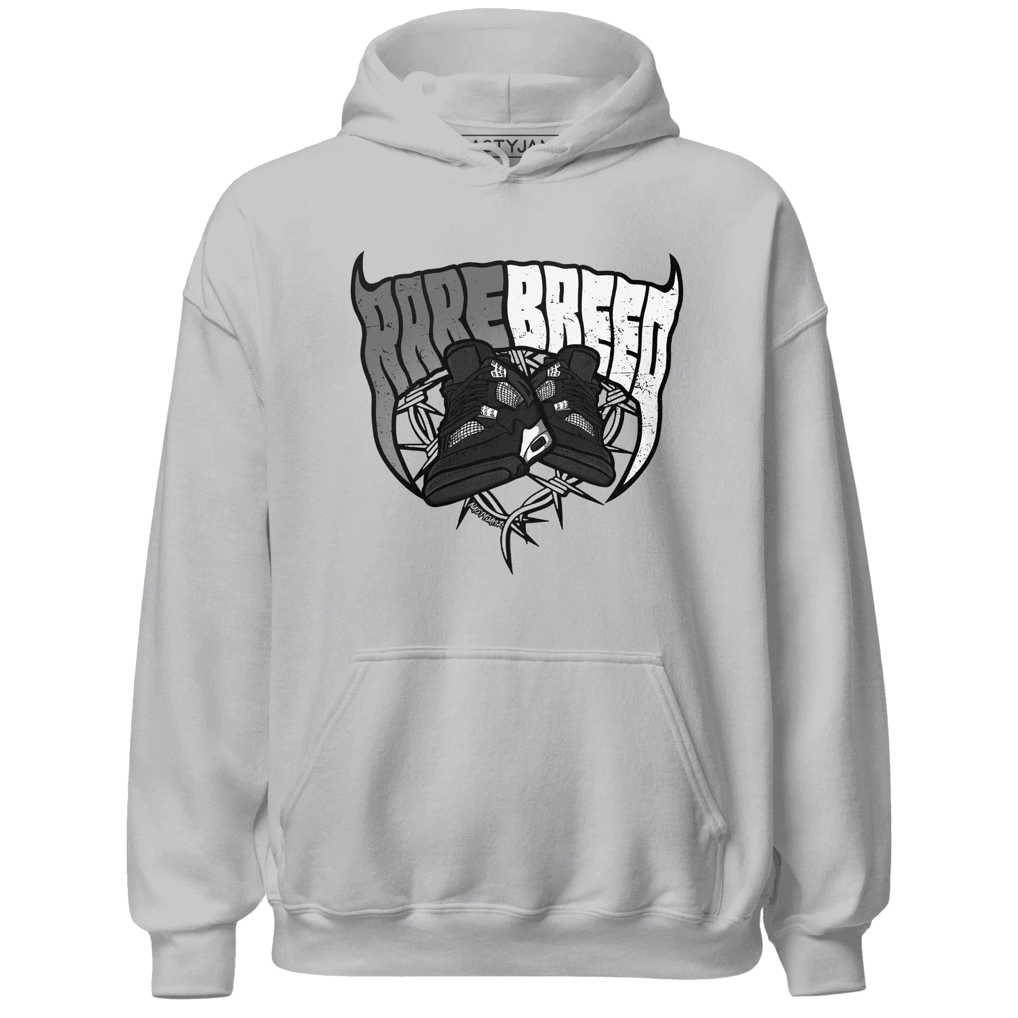 White-Thunder-4s-Hoodie-Match-Rare-Breed-Sneaker