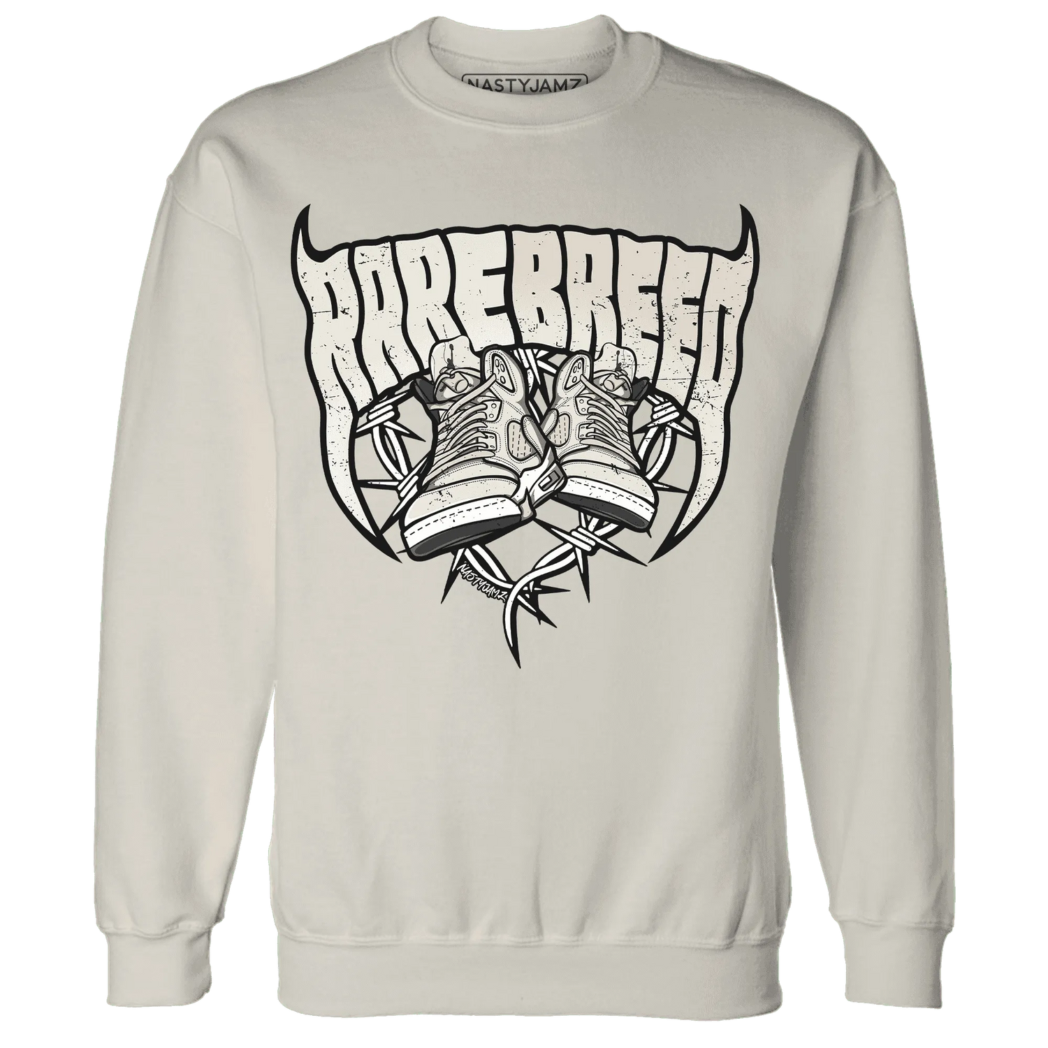 SE-Sail-5s-Sweatshirt-Match-Rare-Breed-Sneaker