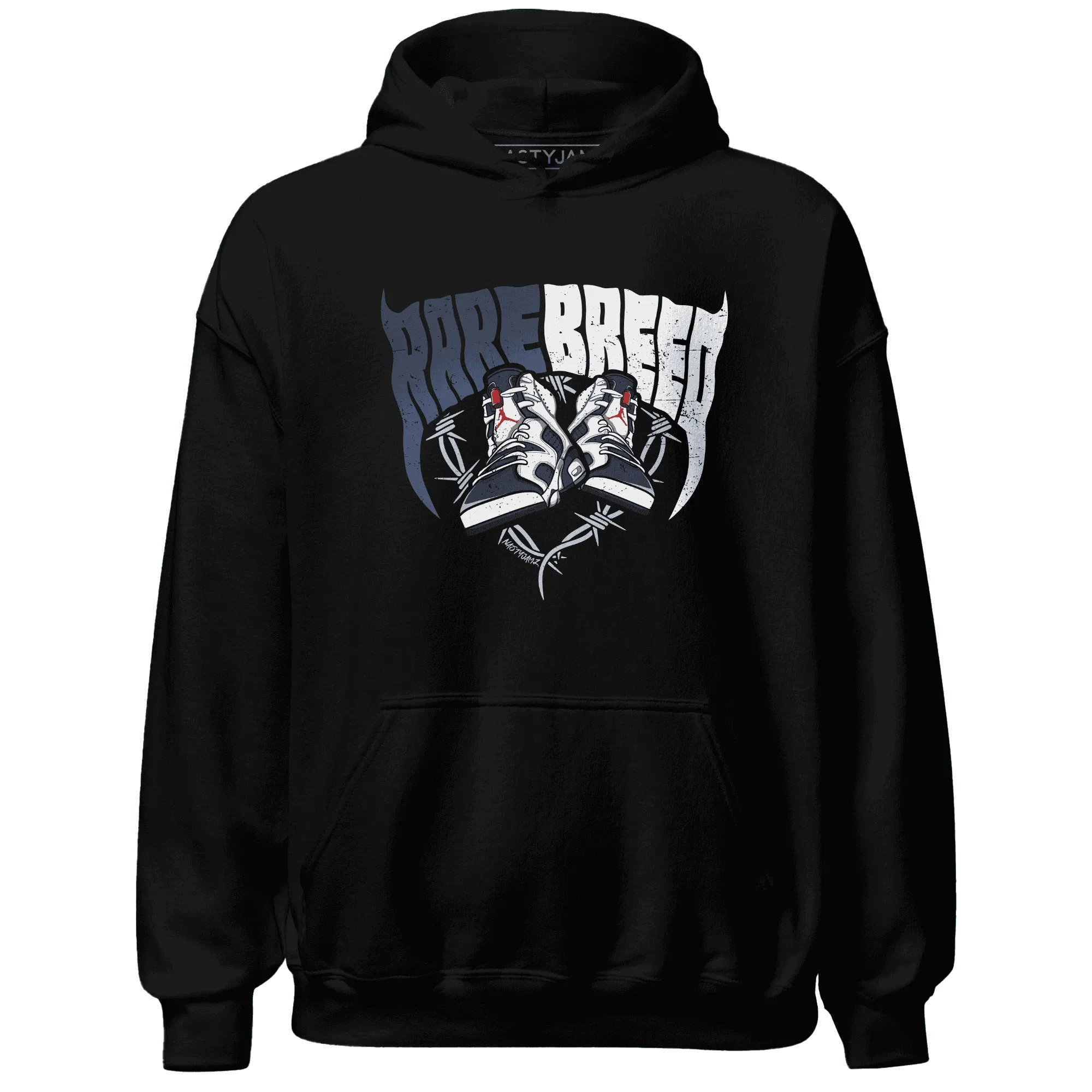 White-Navy-6s-Hoodie-Match-Rare-Breed-Sneaker