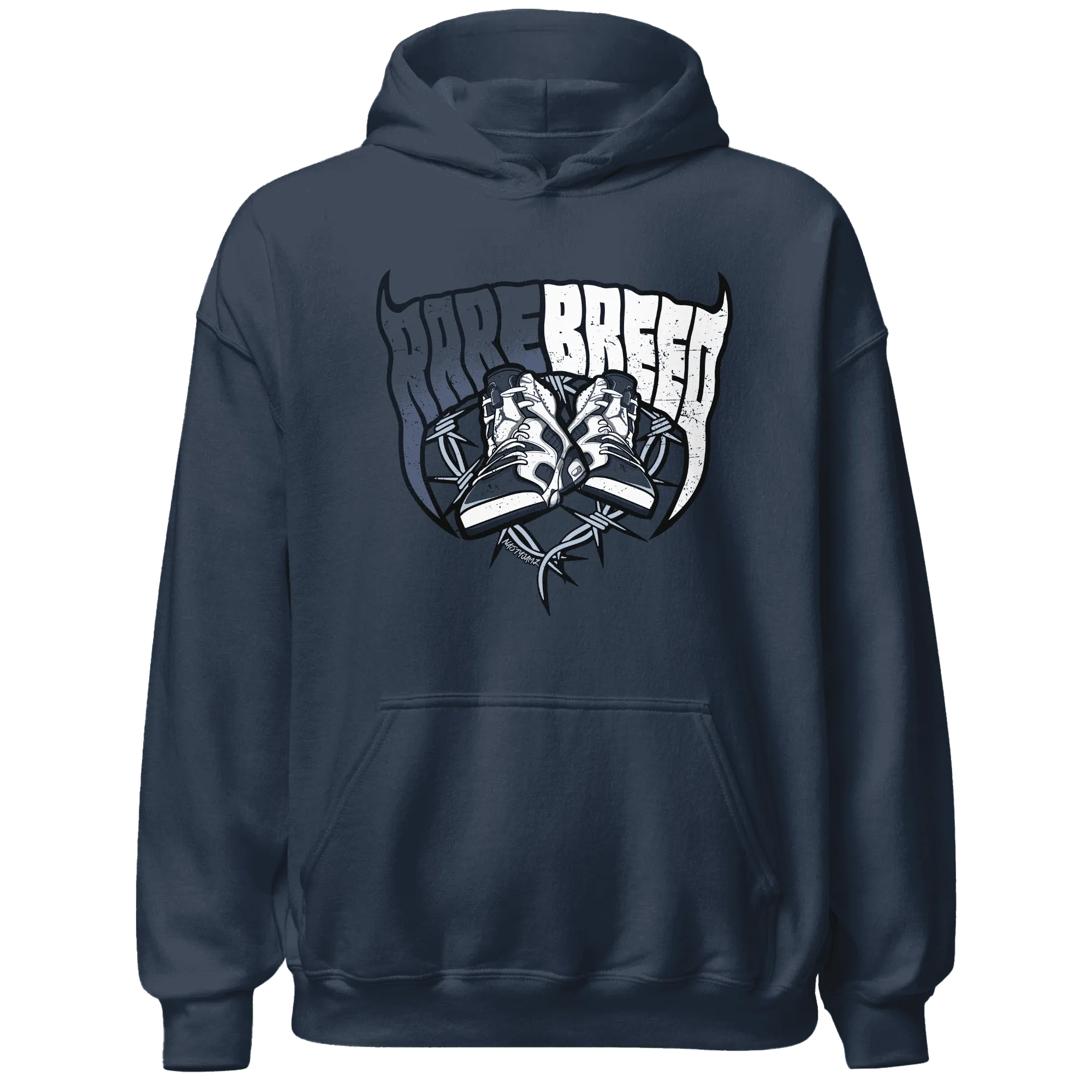 White-Navy-6s-Hoodie-Match-Rare-Breed-Sneaker