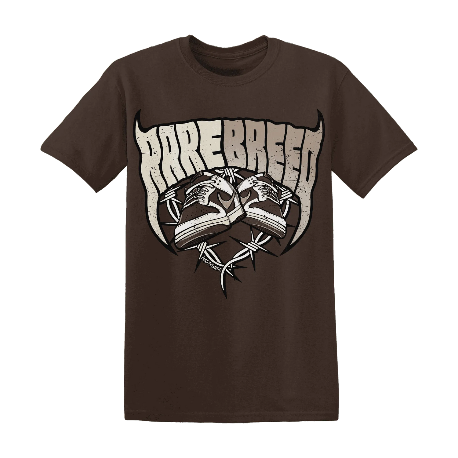 Dunk-Low-Baroque-Brown-T-Shirt-Match-Rare-Breed-Sneaker