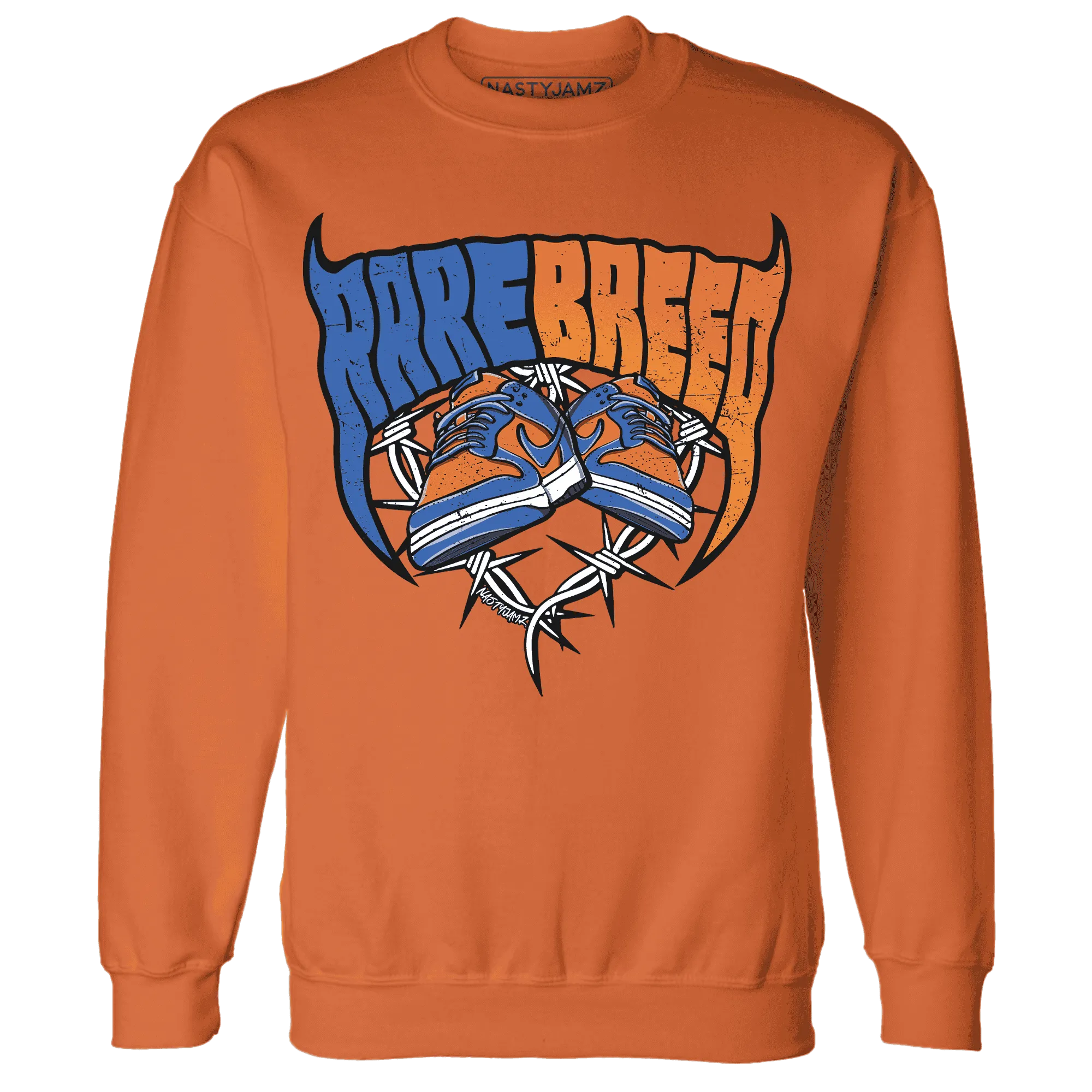 Dunk-Low-Knicks-Sweatshirt-Match-Rare-Breed-Sneaker