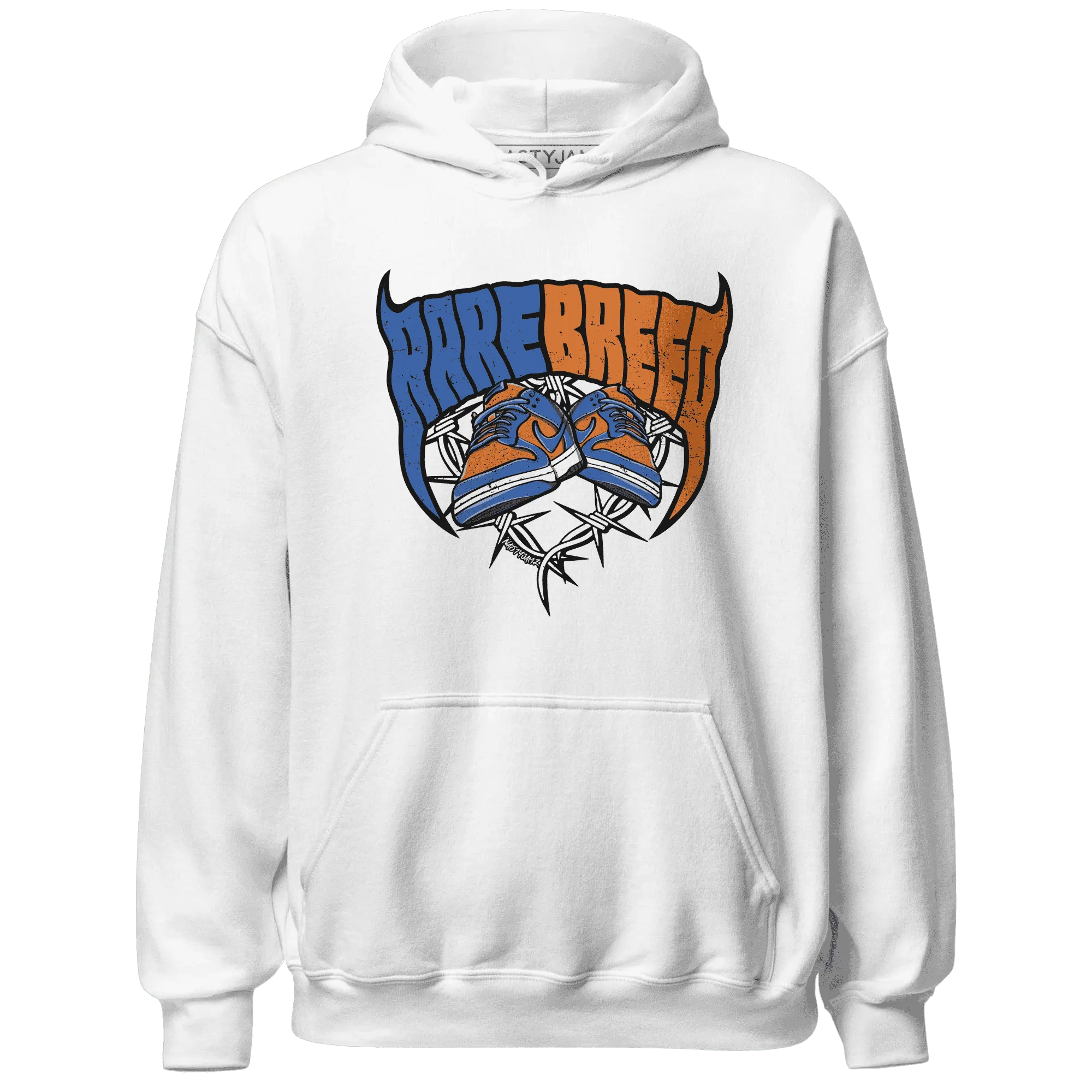 Dunk-Low-Knicks-Hoodie-Match-Rare-Breed-Sneaker
