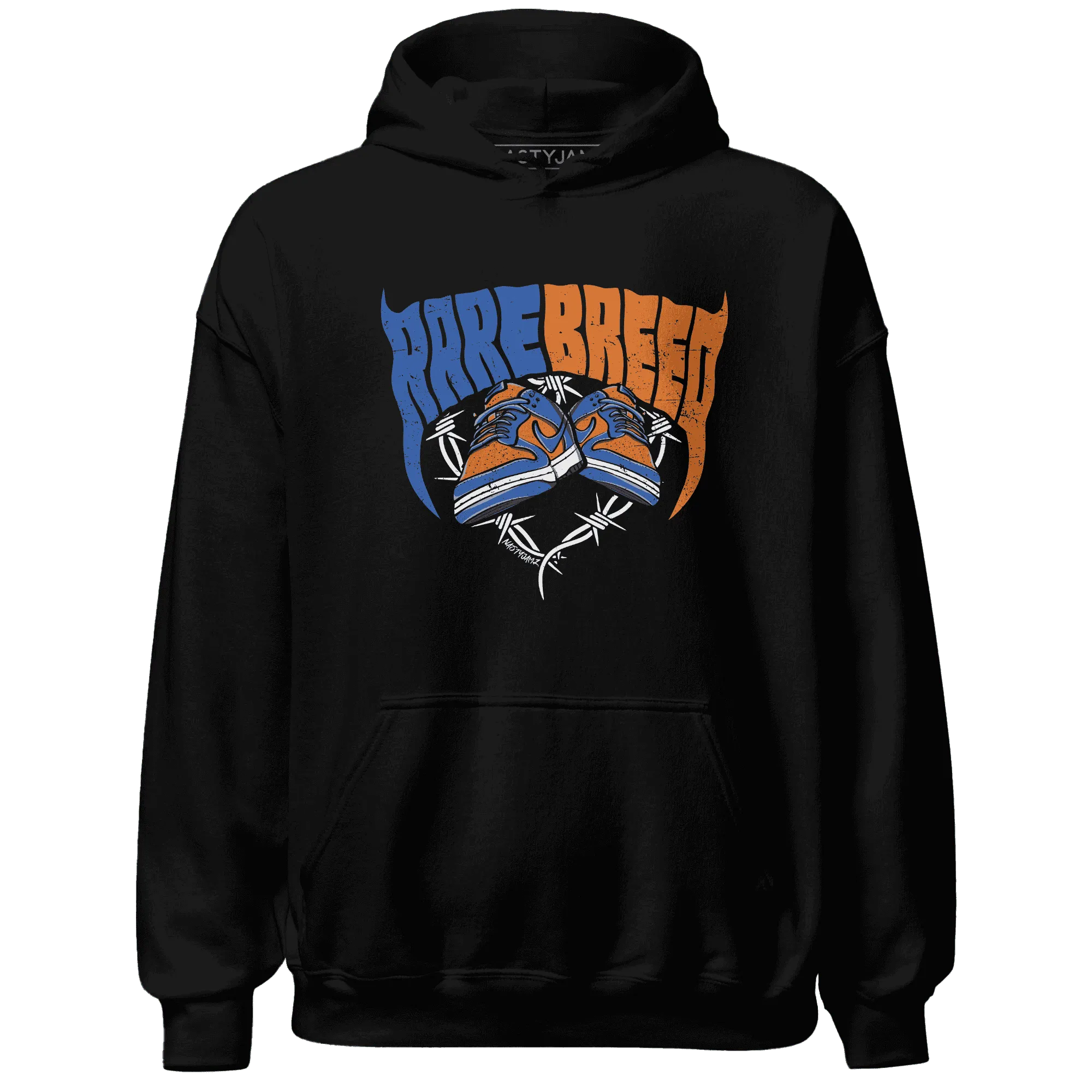 Dunk-Low-Knicks-Hoodie-Match-Rare-Breed-Sneaker