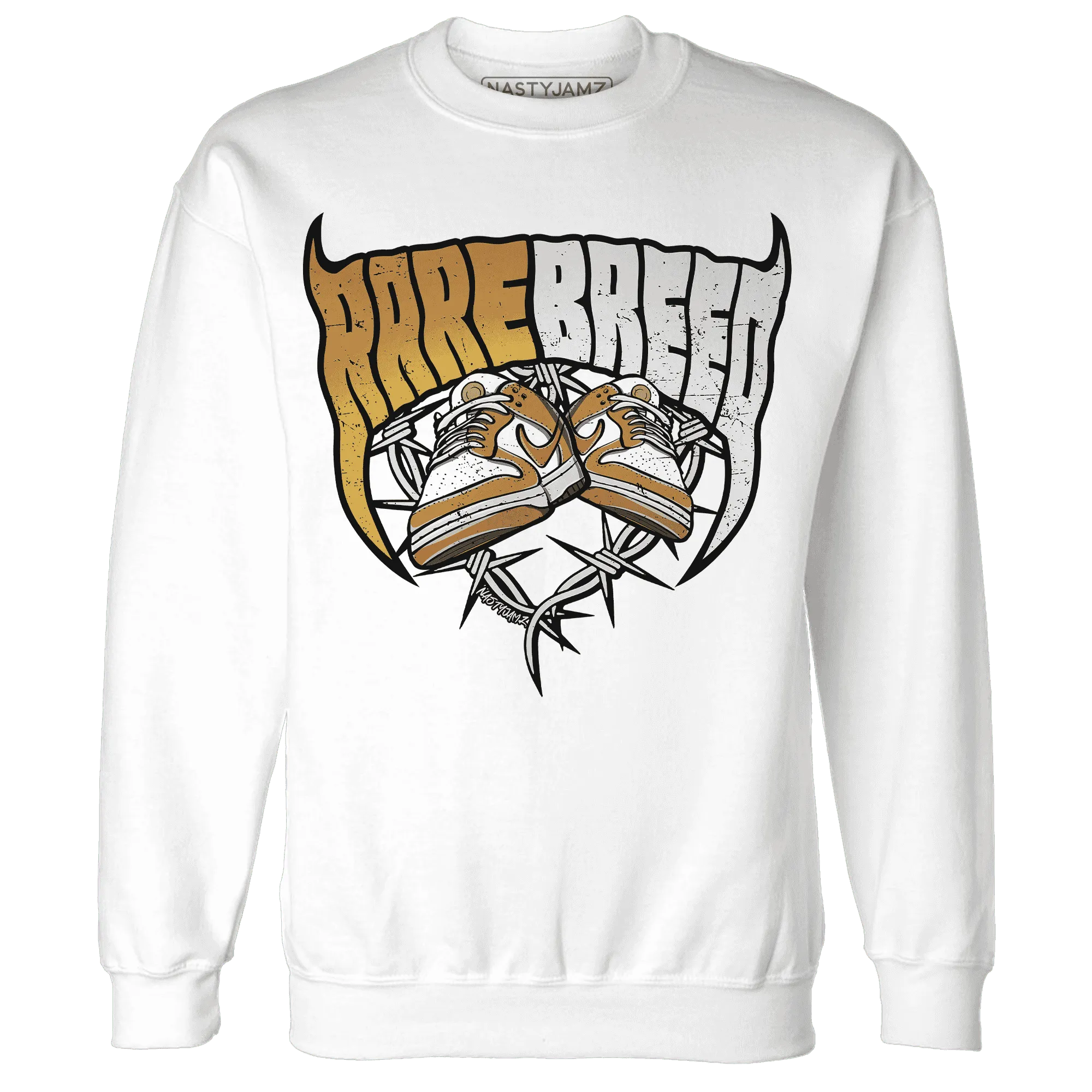 Dunk-Low-Retro-Wheat-Orange-NastyJamz-Sweatshirt-Match-Rare-Breed-Sneaker