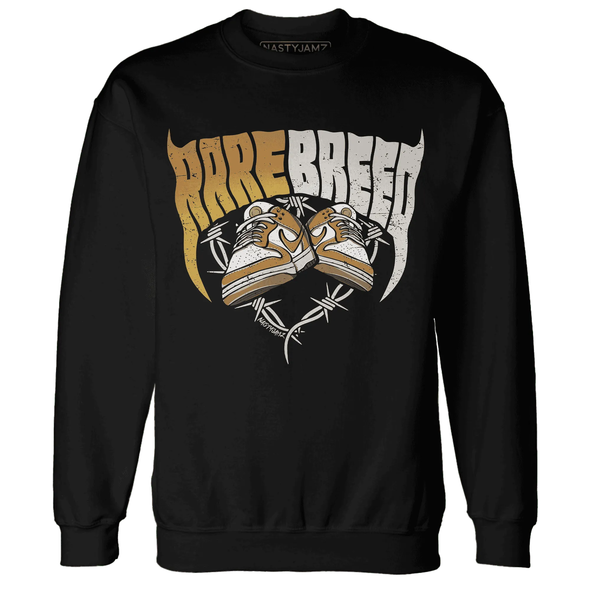 Dunk-Low-Retro-Wheat-Orange-NastyJamz-Sweatshirt-Match-Rare-Breed-Sneaker