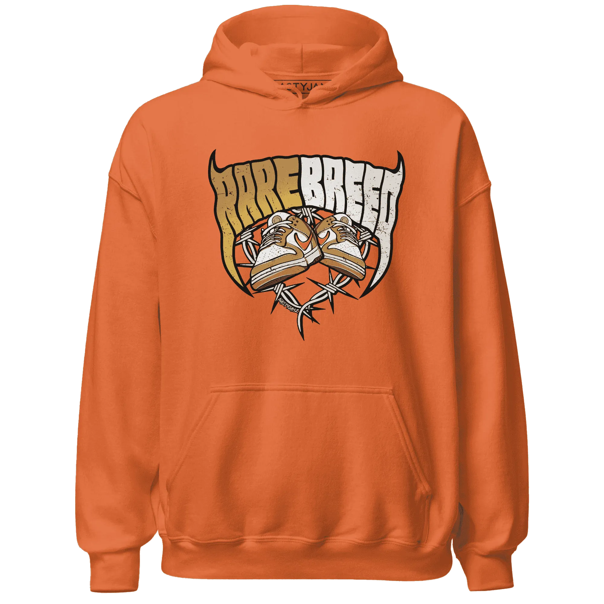 Dunk-Low-Retro-Wheat-Orange-NastyJamz-Hoodie-Match-Rare-Breed-Sneaker