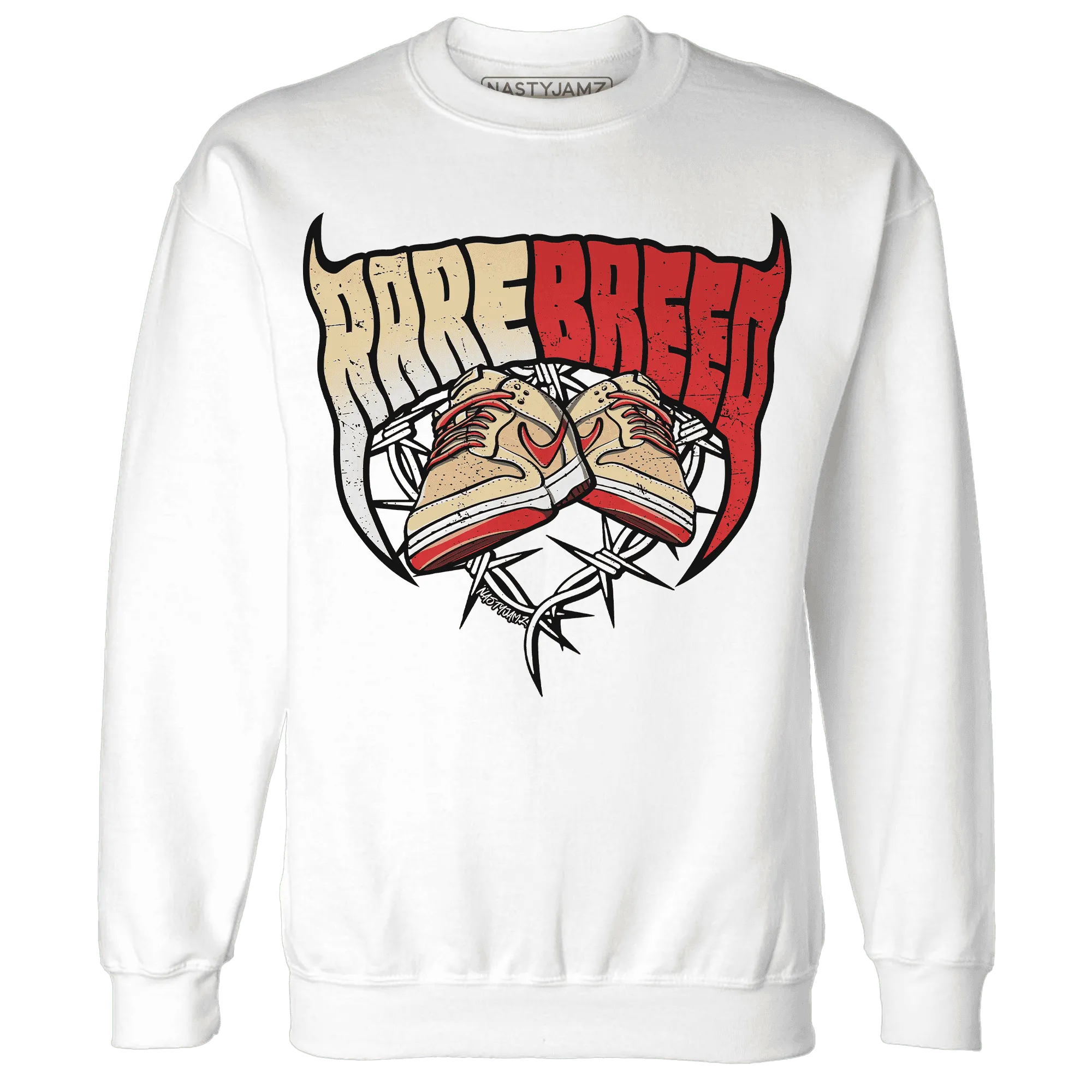 Dunk-Strawberry-Waffle-NastyJamz-Sweatshirt-Match-Rare-Breed-Sneaker