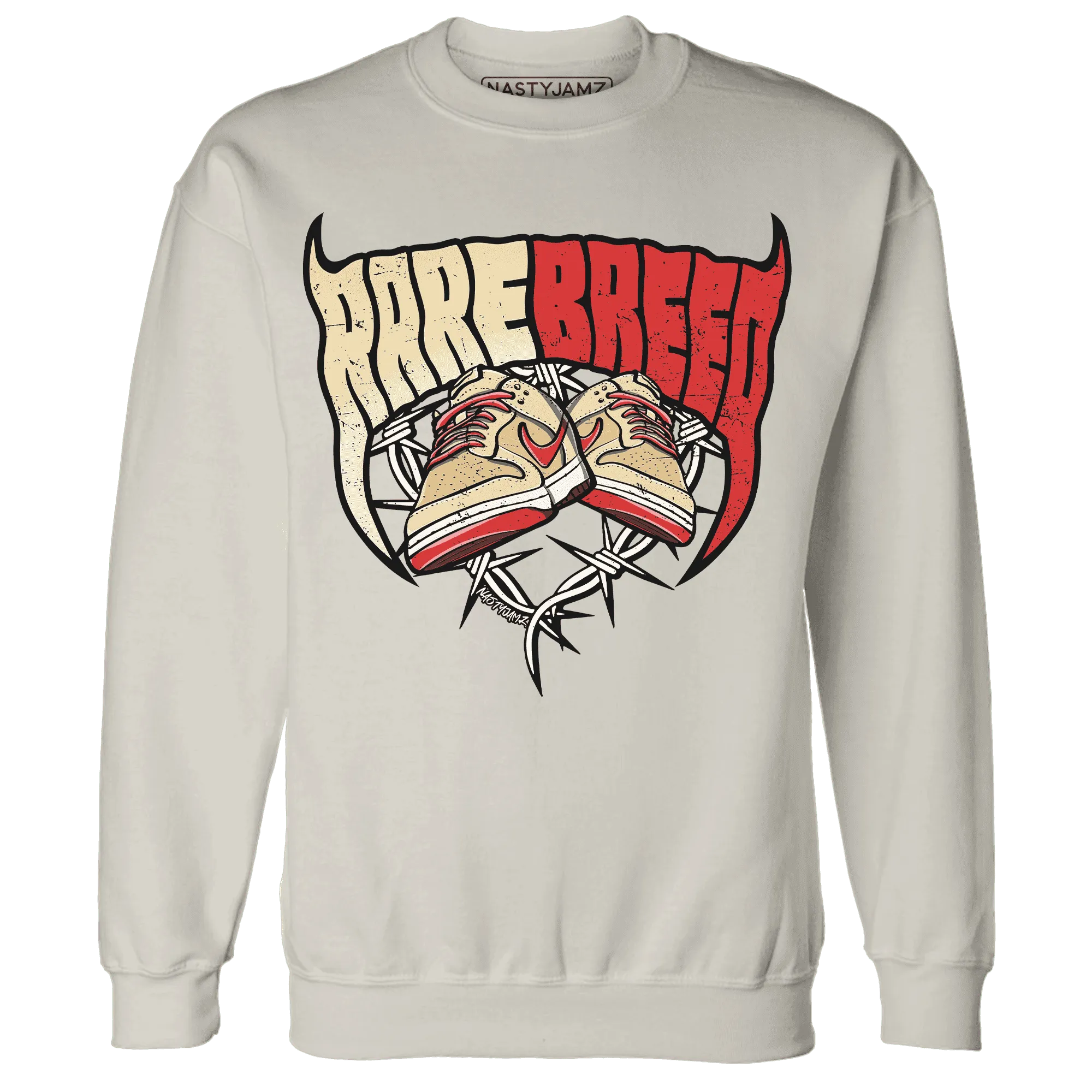 Dunk-Strawberry-Waffle-NastyJamz-Sweatshirt-Match-Rare-Breed-Sneaker