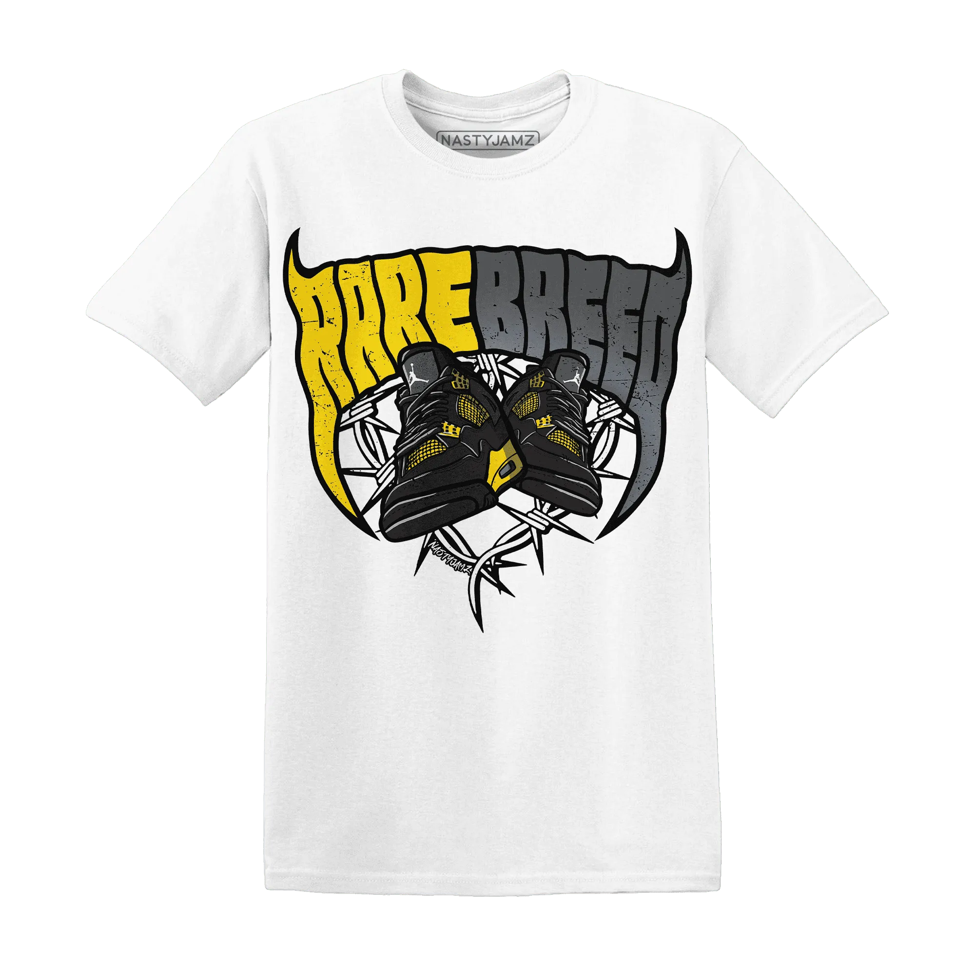 Thunder-4s-T-Shirt-Match-Rare-Breed-Sneaker