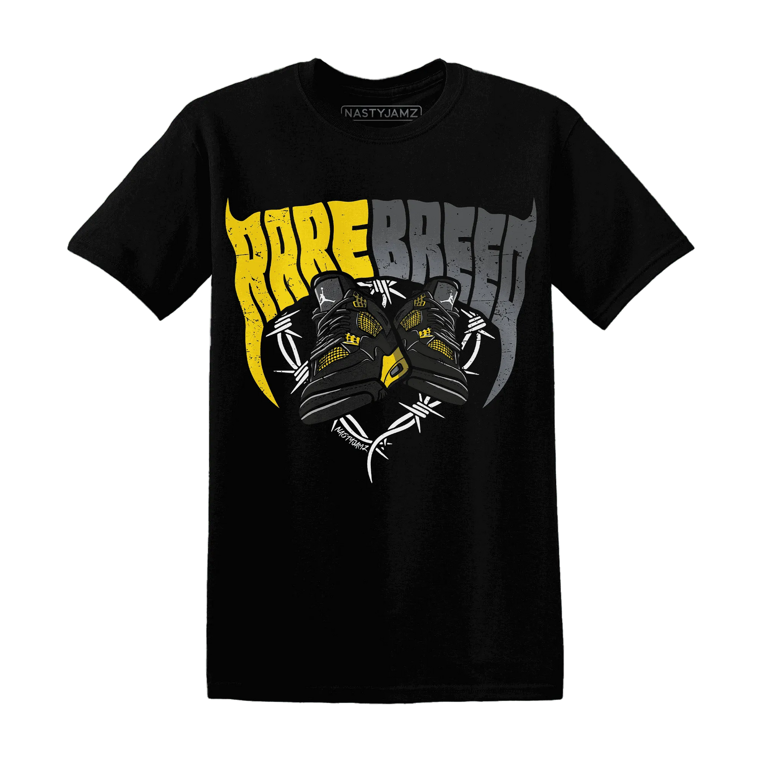 Thunder-4s-T-Shirt-Match-Rare-Breed-Sneaker