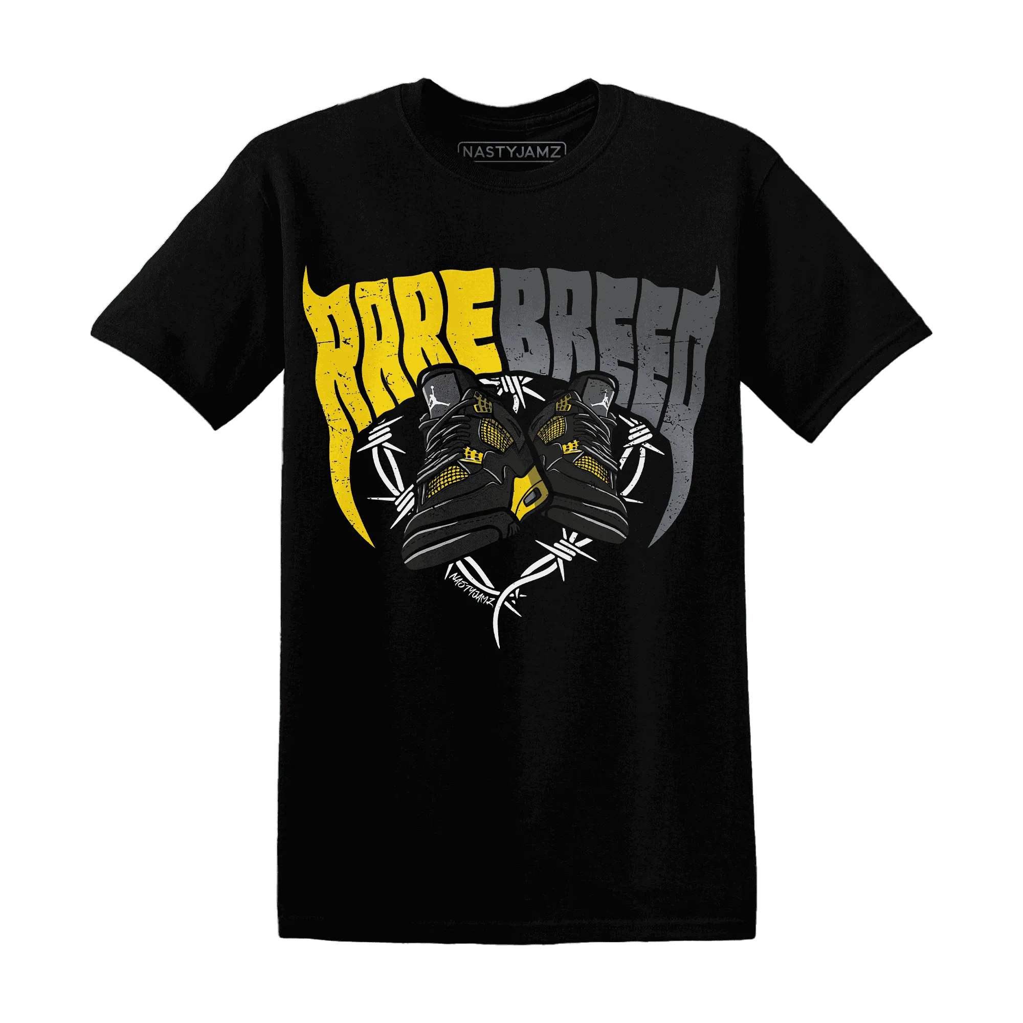 Thunder-4s-T-Shirt-Match-Rare-Breed-Sneaker