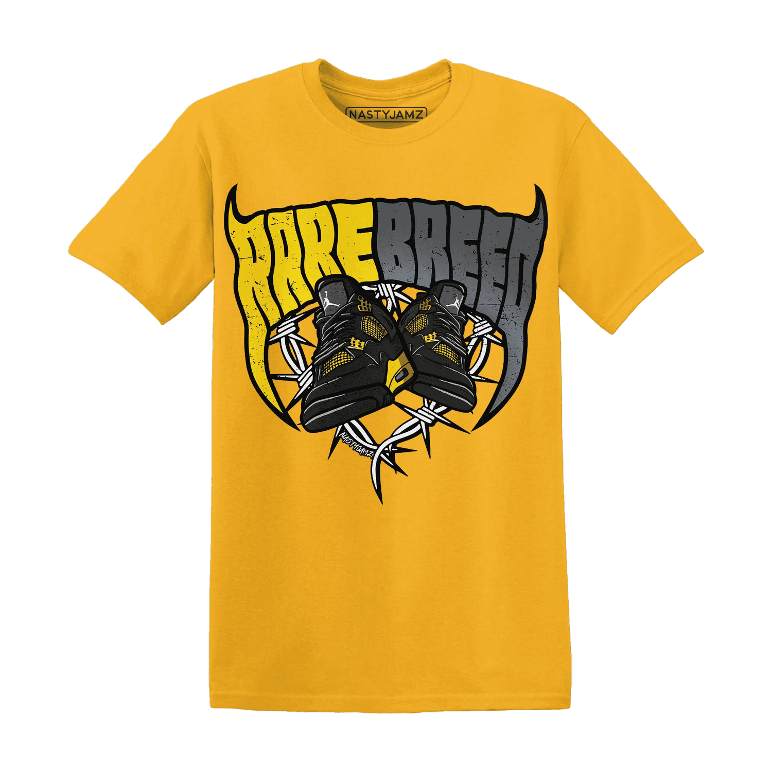 Thunder-4s-T-Shirt-Match-Rare-Breed-Sneaker