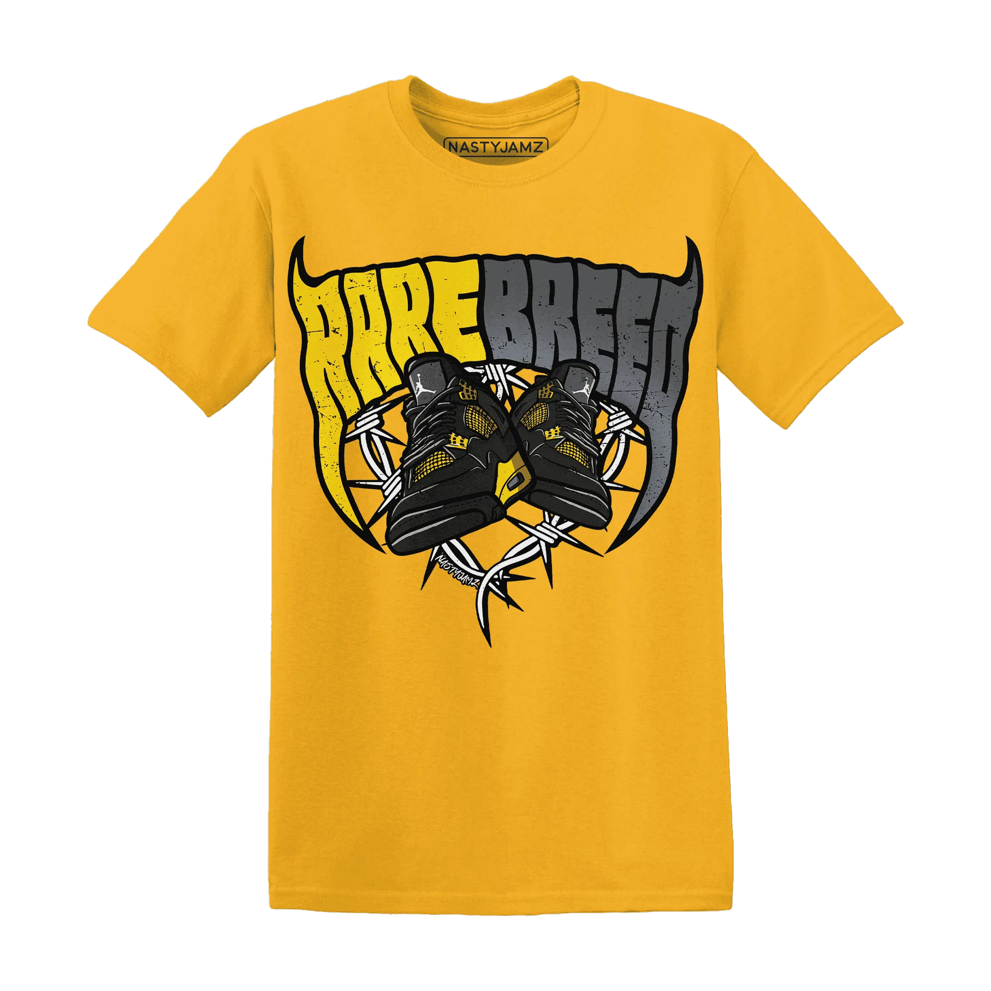 Thunder-4s-T-Shirt-Match-Rare-Breed-Sneaker