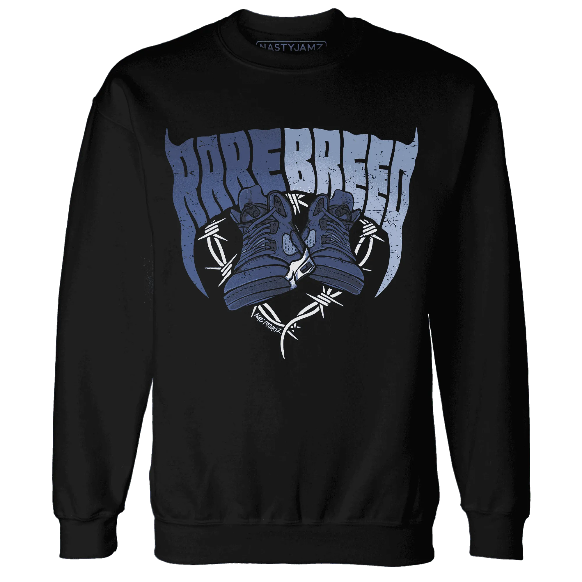 Midnight-Navy-5s-Sweatshirt-Match-Rare-Breed-Sneaker