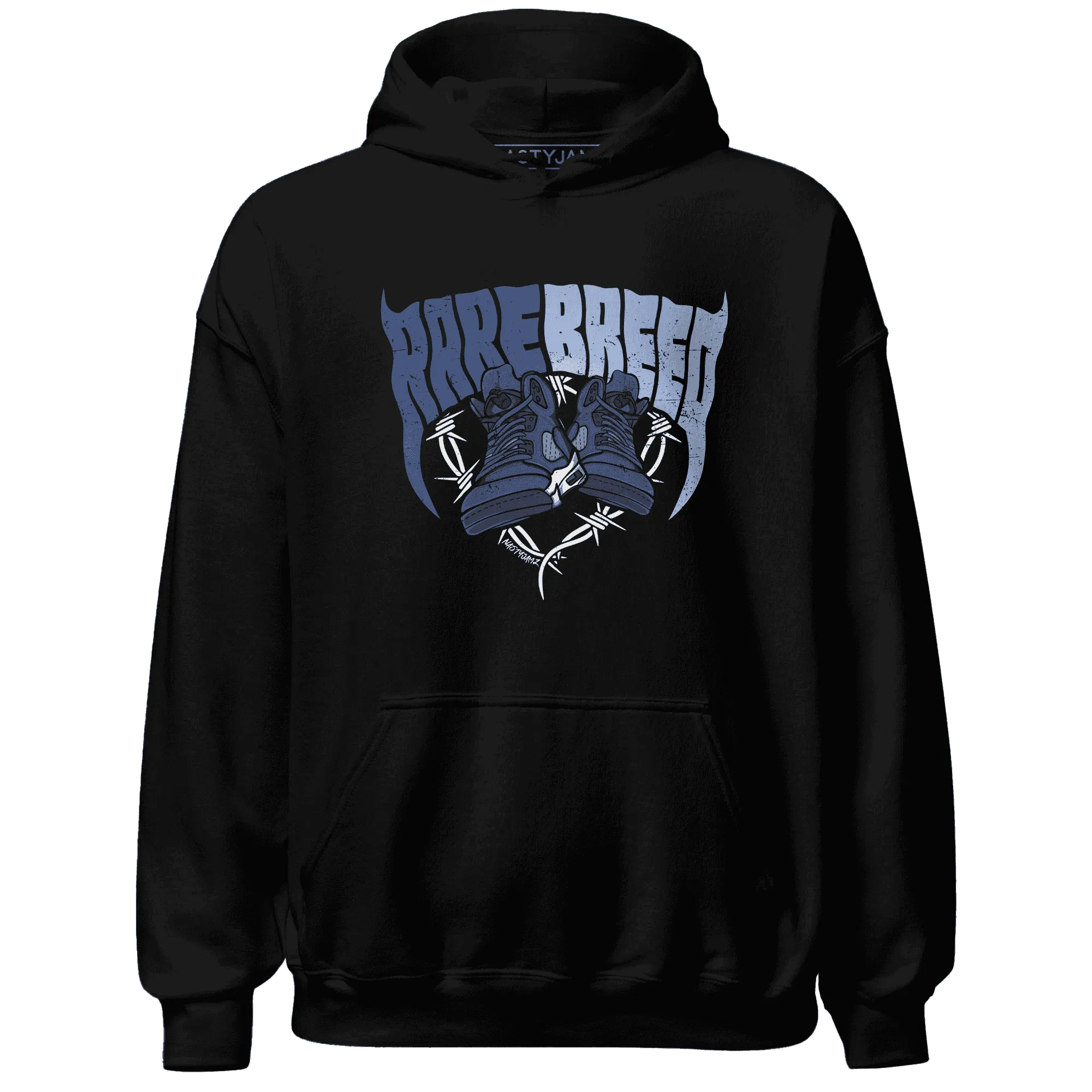 Midnight-Navy-5s-Hoodie-Match-Rare-Breed-Sneaker