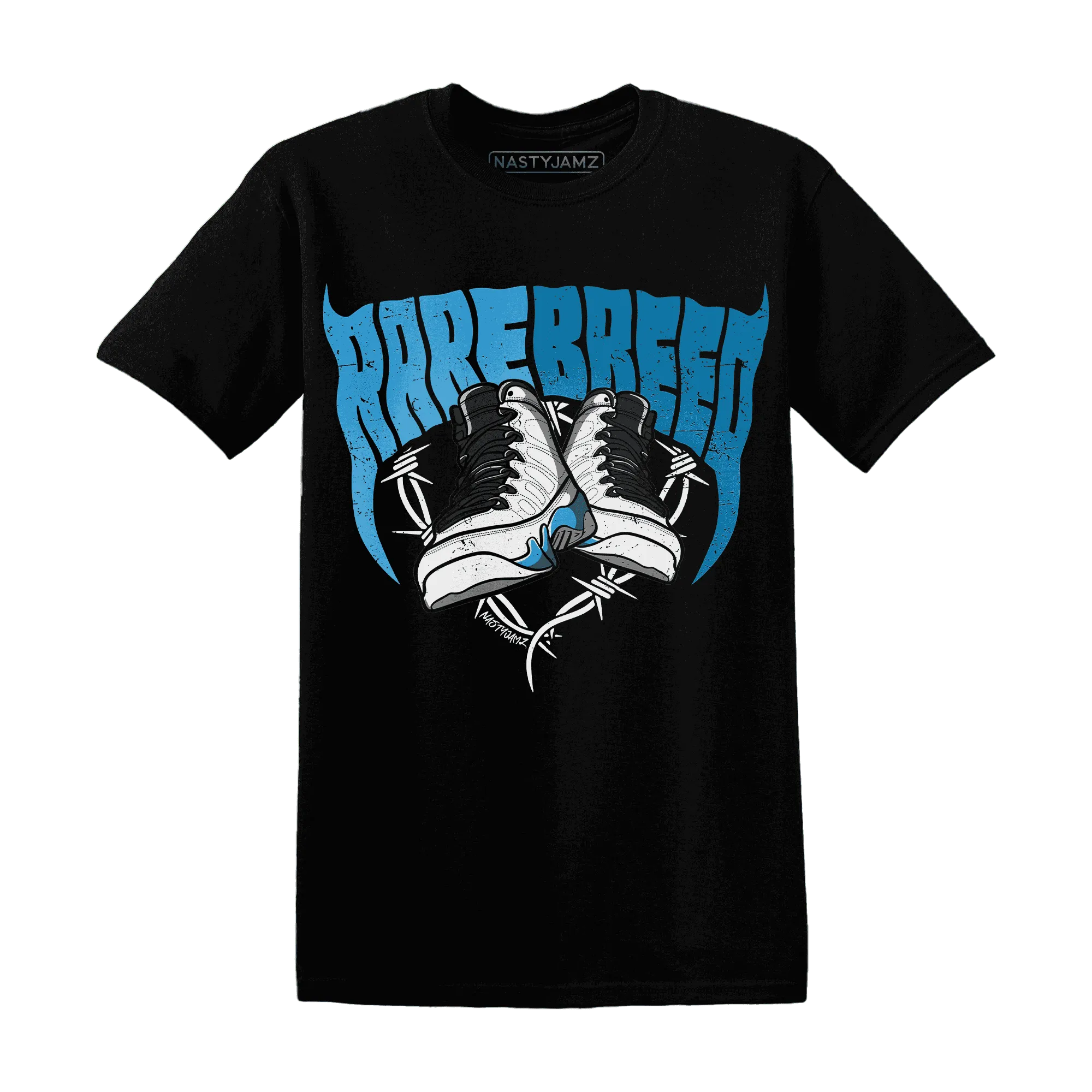 Powder-Blue-9s-T-Shirt-Match-Rare-Breed-Sneaker