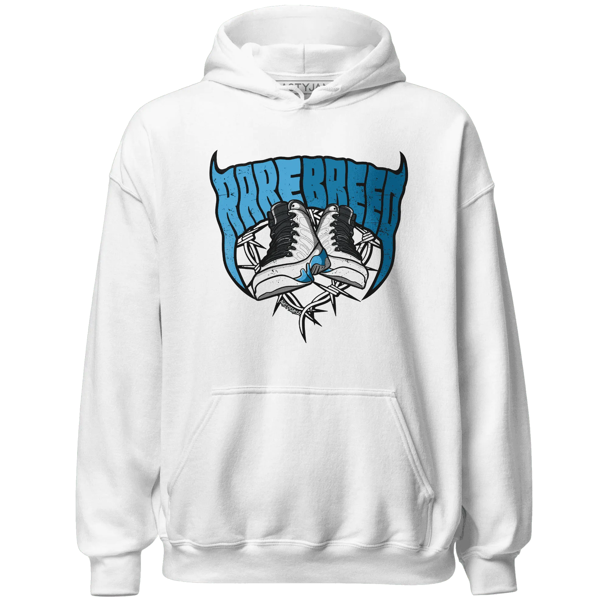 Powder-Blue-9s-Hoodie-Match-Rare-Breed-Sneaker