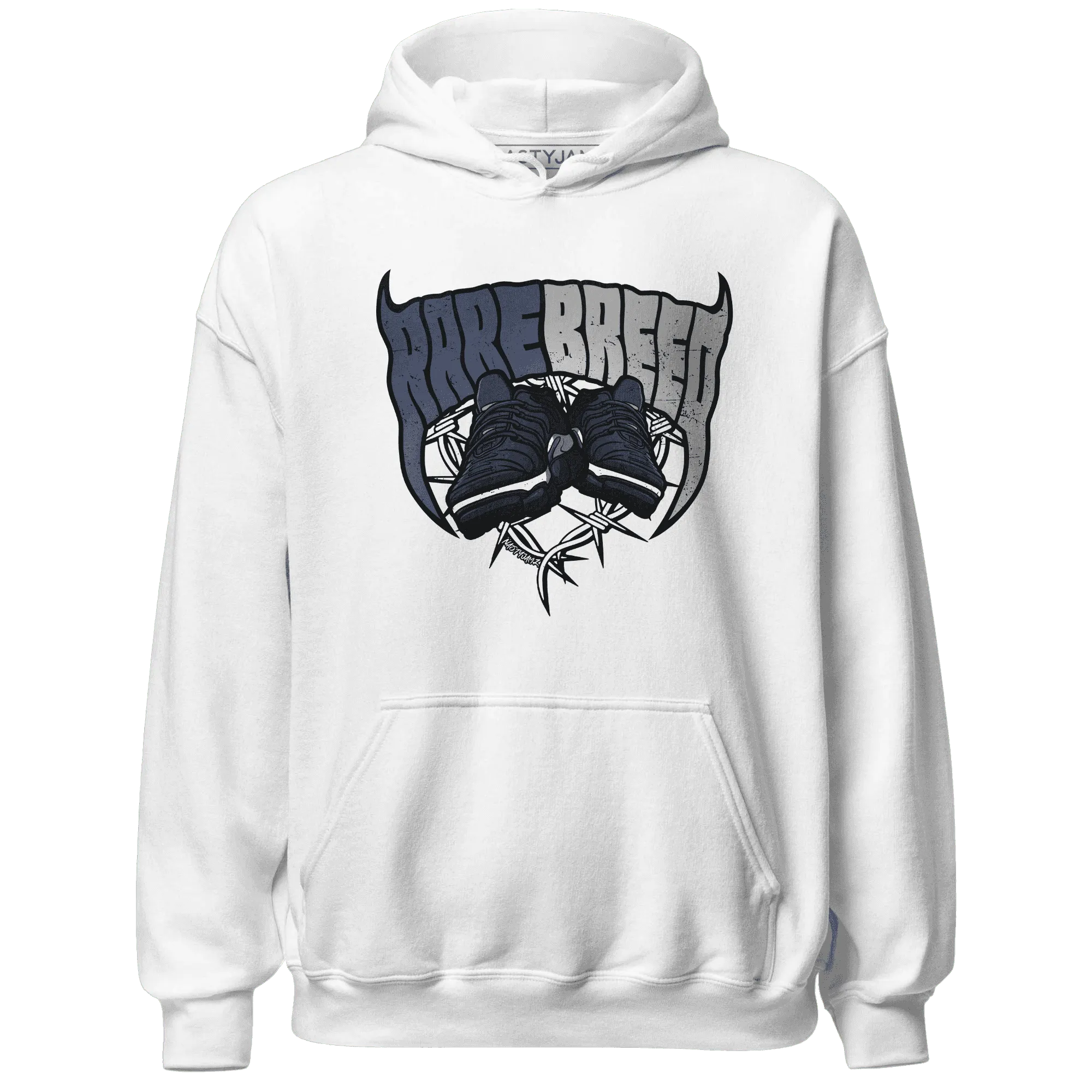 VaporMax-Plus-Midnight-Navy-White-Metallic-Silver-NastyJamz-Hoodie-Match-Rare-Breed-Sneaker