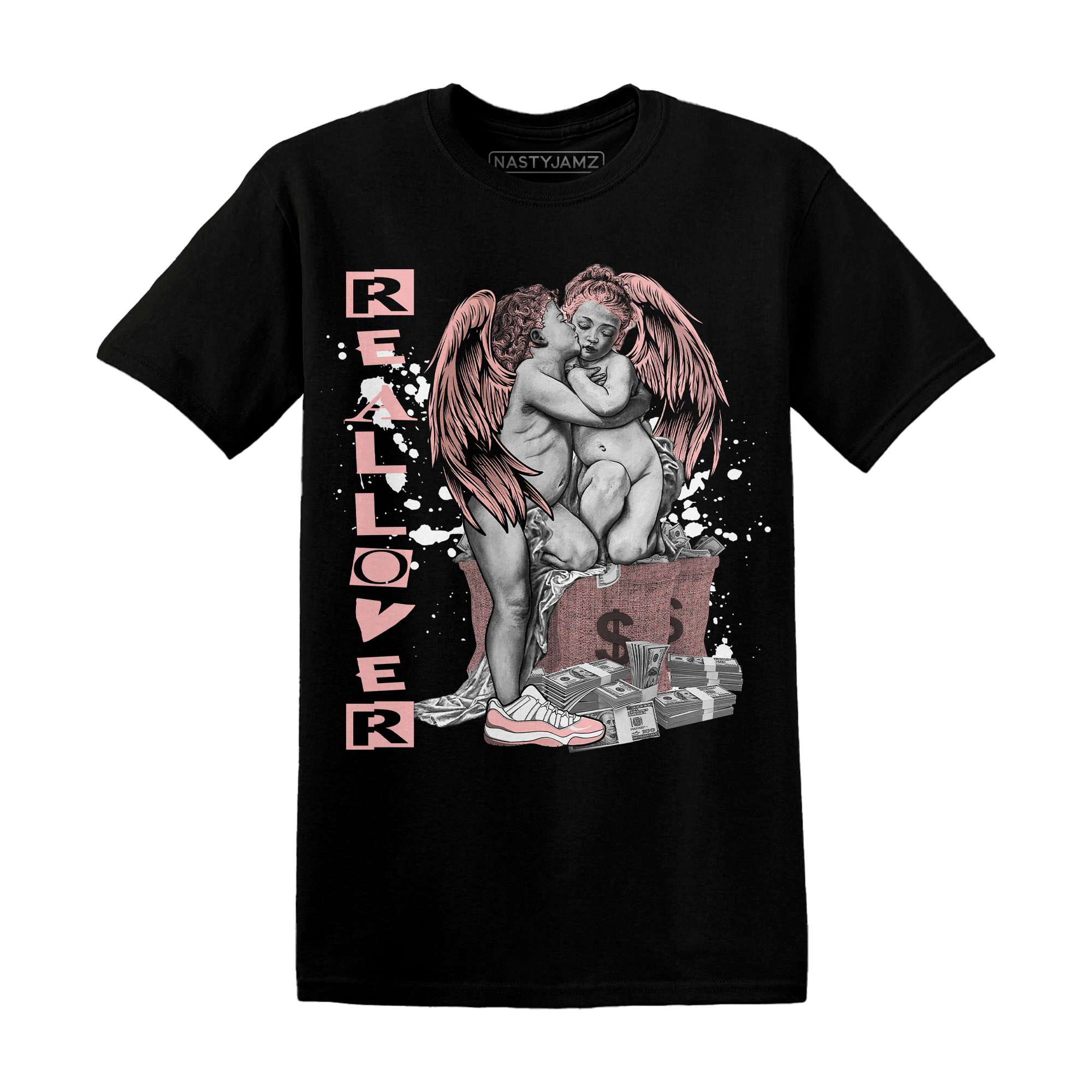 Low Legend Pink 11s T Shirt Match Real Lover Angel - NastyJamz