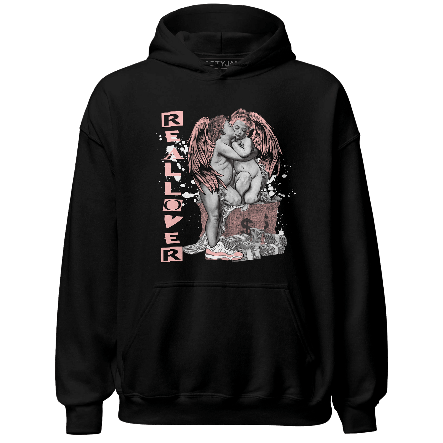 Low Legend Pink 11s Hoodie Match Real Lover Angel - NastyJamz