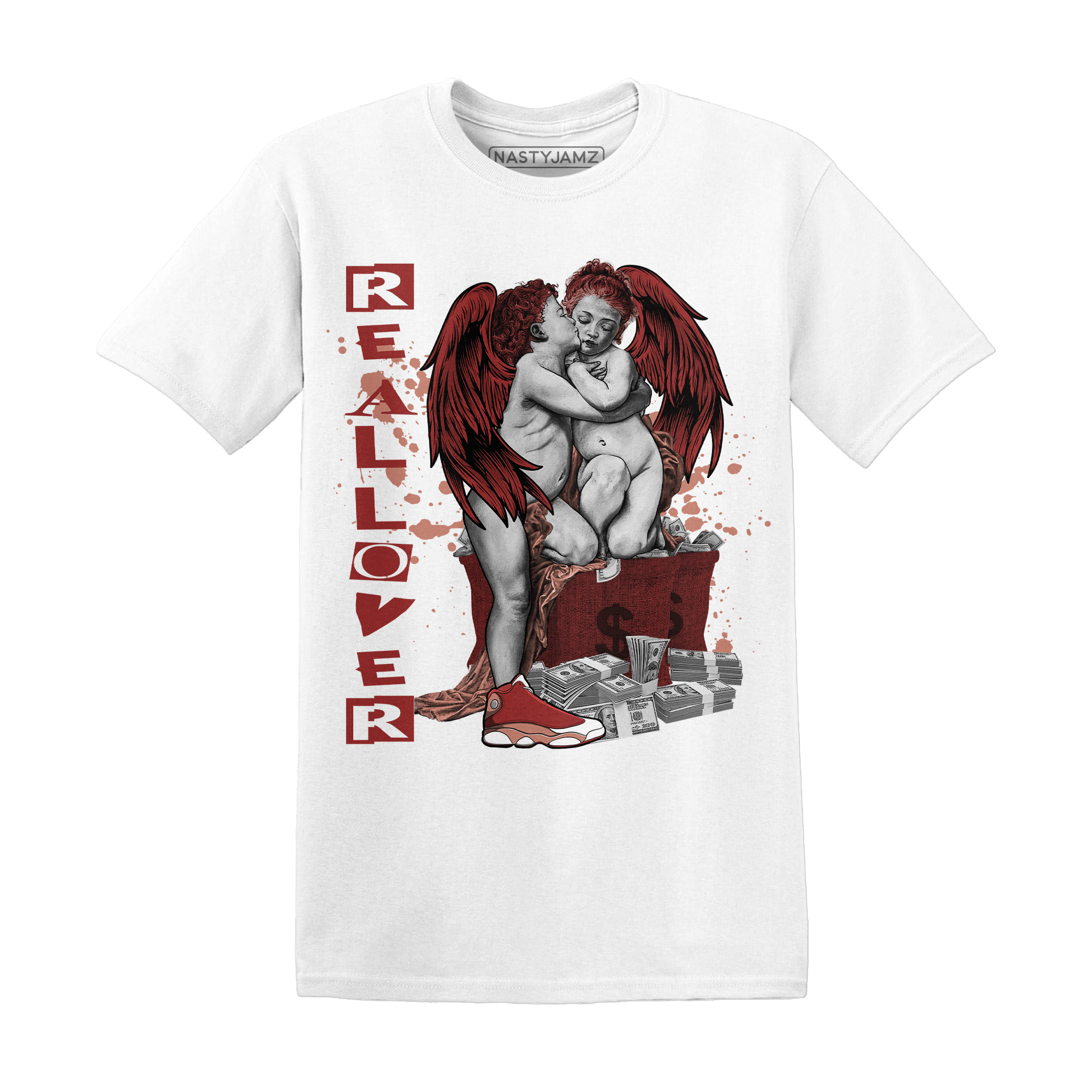Dune Red 13s T Shirt Match Real Lover Angel - NastyJamz