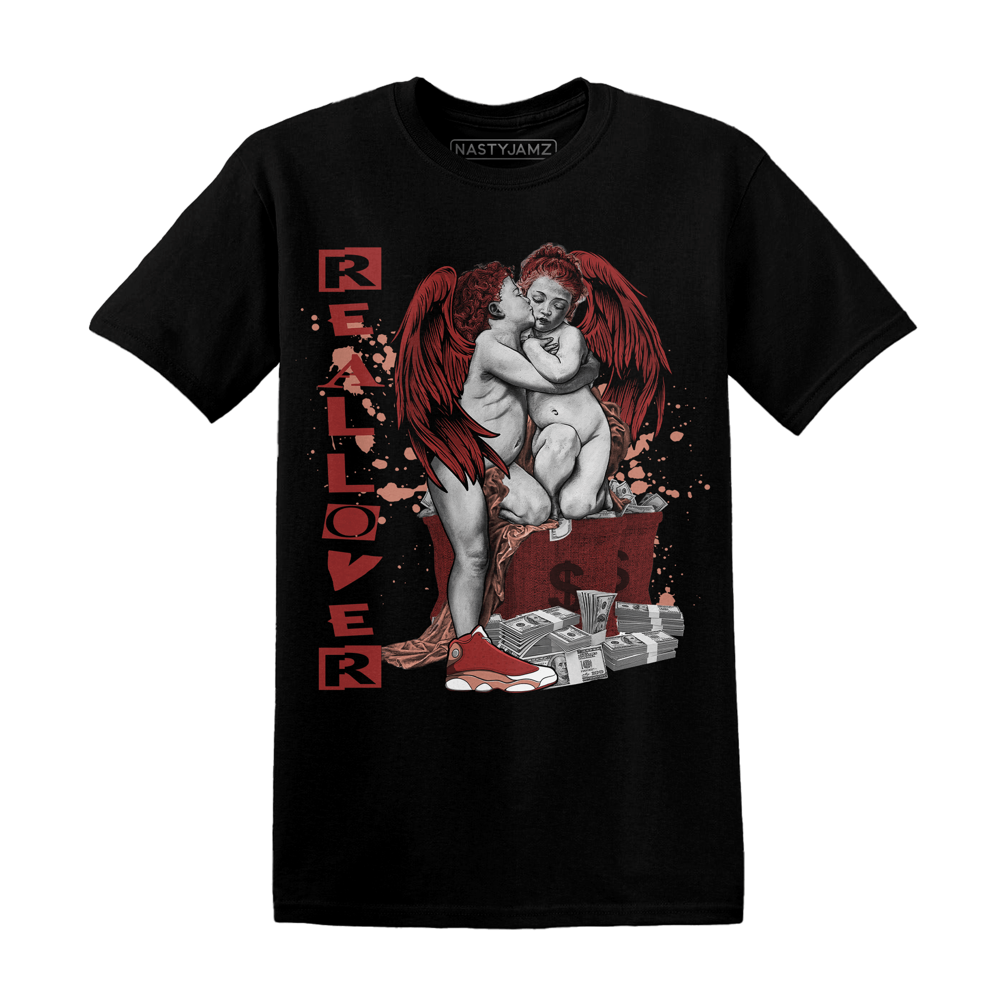 Dune Red 13s T Shirt Match Real Lover Angel - NastyJamz