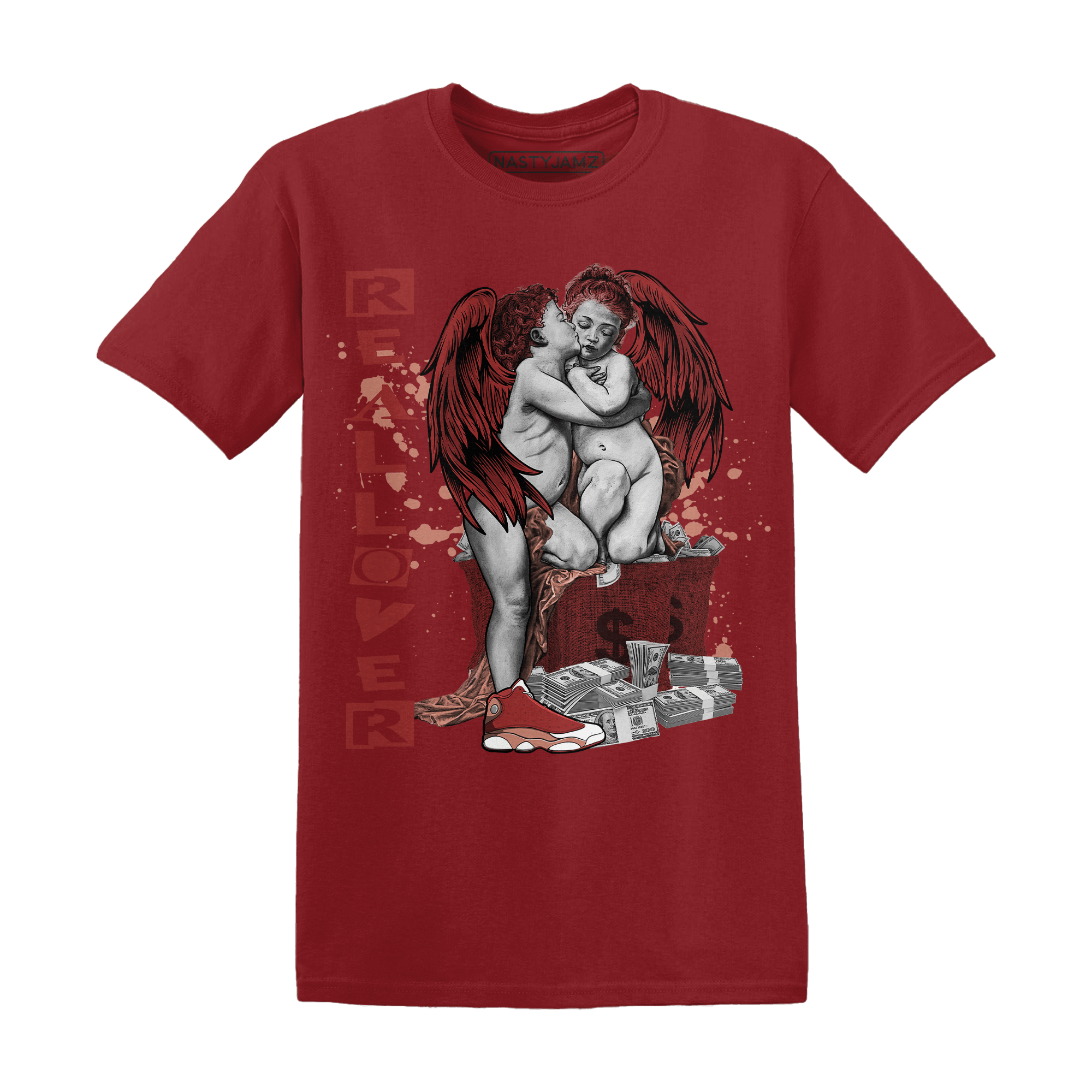 Dune Red 13s T Shirt Match Real Lover Angel - NastyJamz