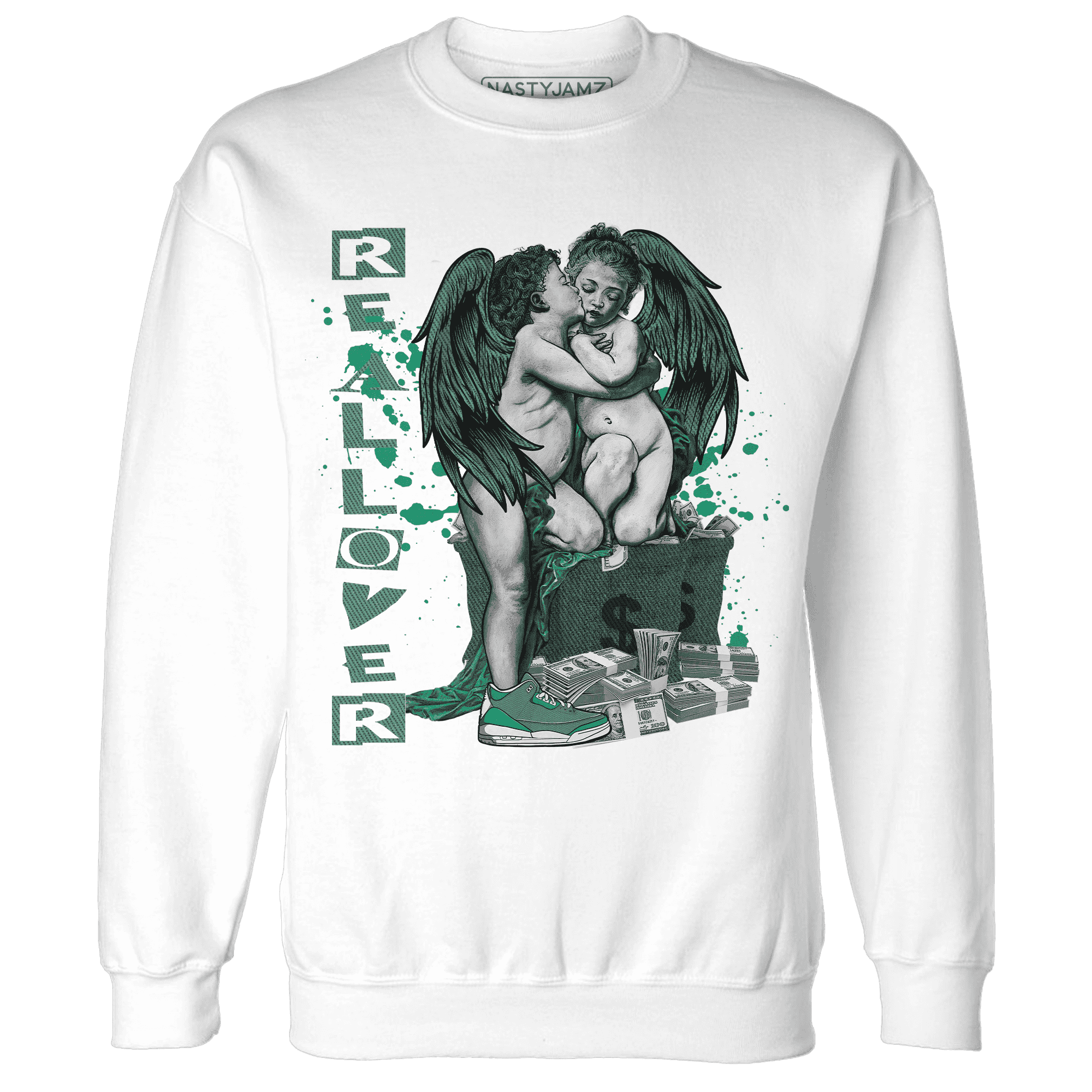 Nina CN Abney 3s Sweatshirt Match Real Lover Angel - NastyJamz