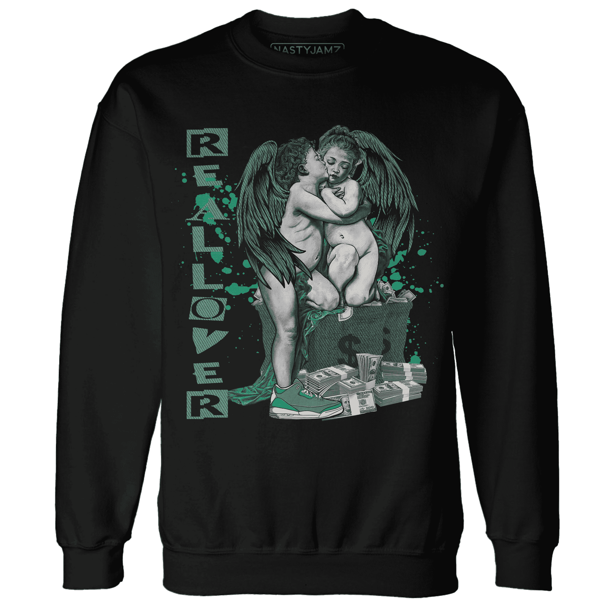 Nina CN Abney 3s Sweatshirt Match Real Lover Angel - NastyJamz