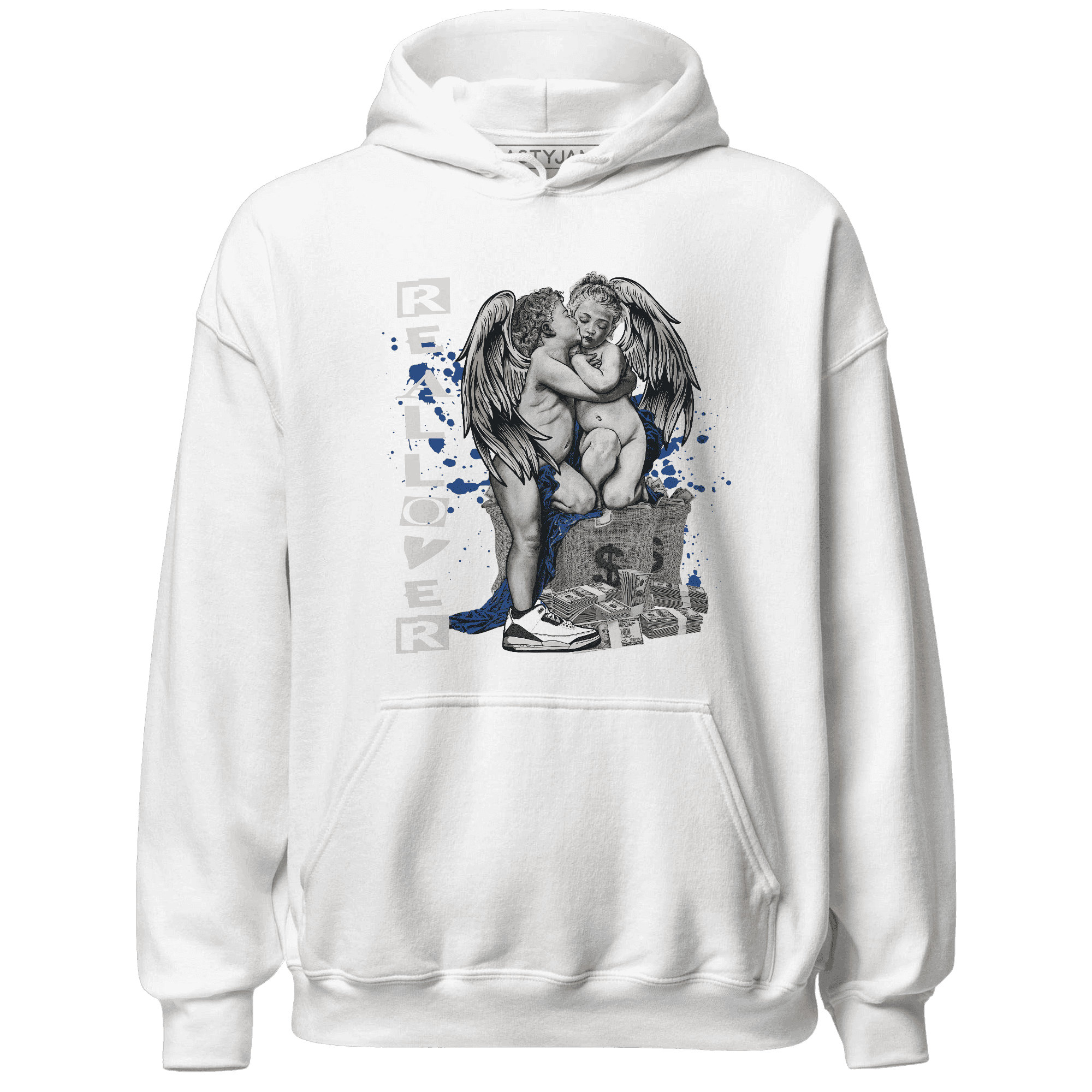 Quaiii 54s Hoodie Match Real Lover Angel - NastyJamz