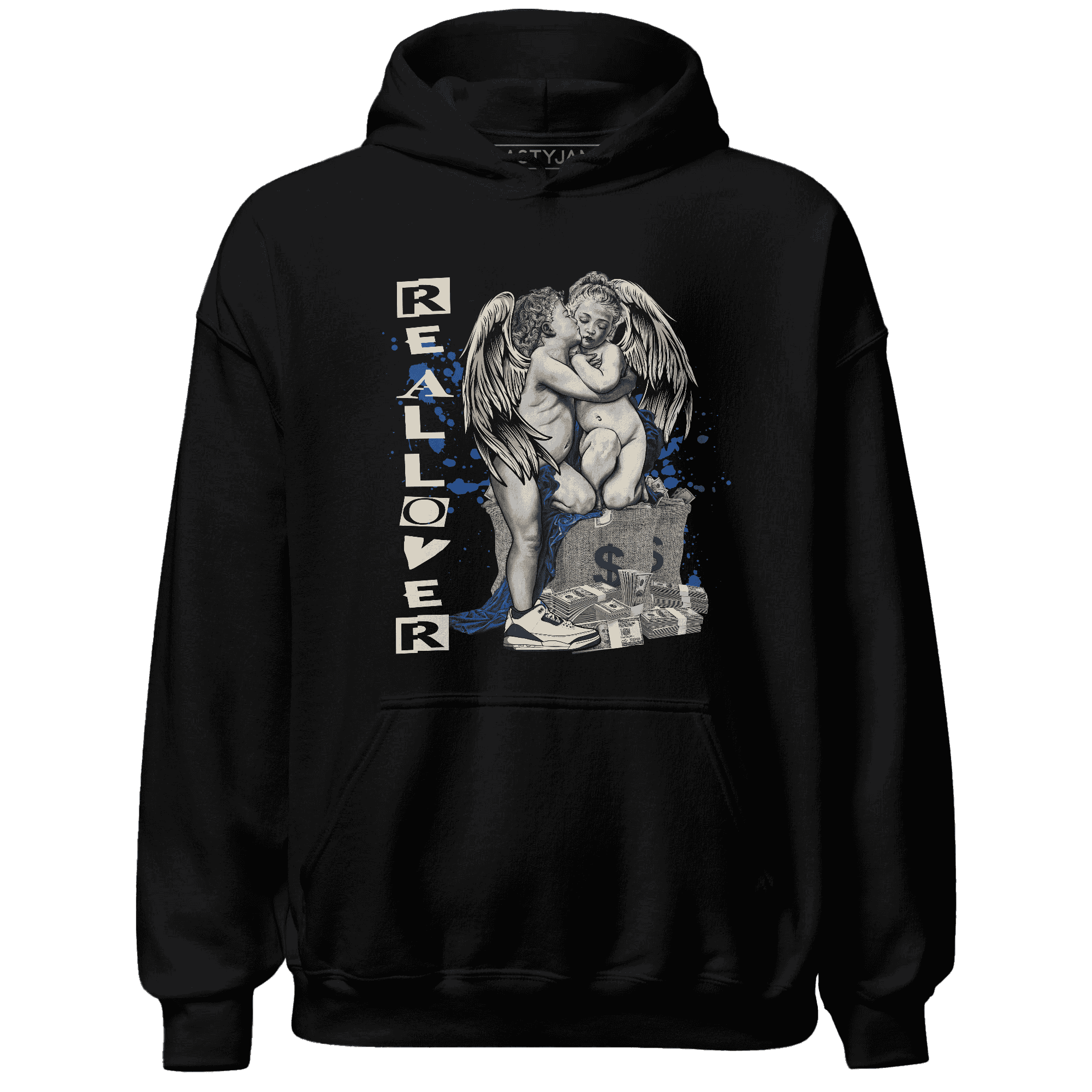 Quaiii 54s Hoodie Match Real Lover Angel - NastyJamz