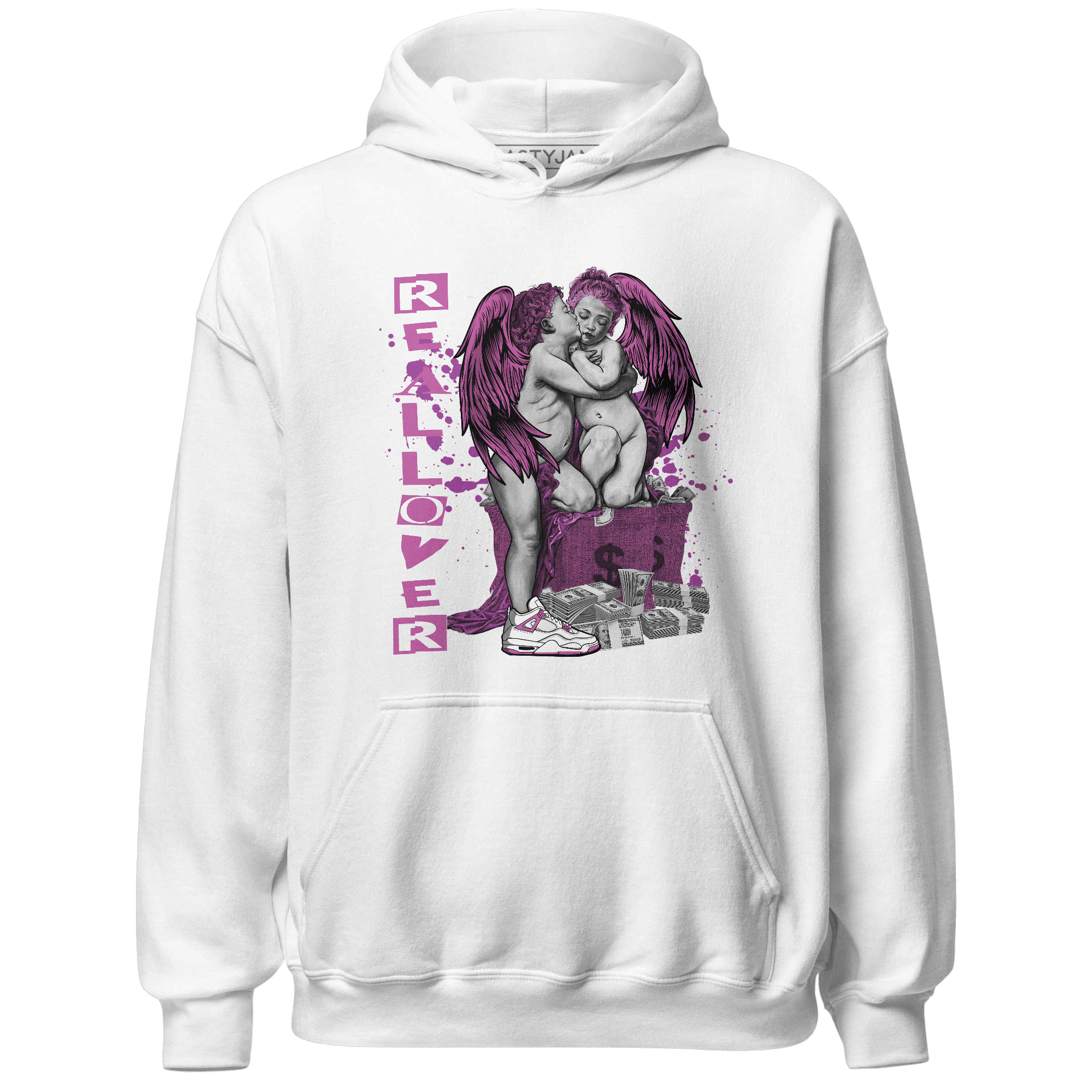 GS Hyper Violet 4s Hoodie Match Real Lover Angel - NastyJamz
