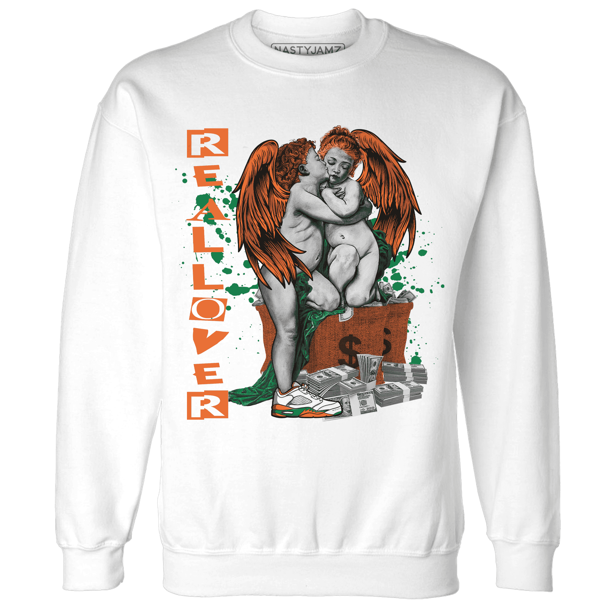 MAM Hurricanes 5s Sweatshirt Match Real Lover Angel - NastyJamz