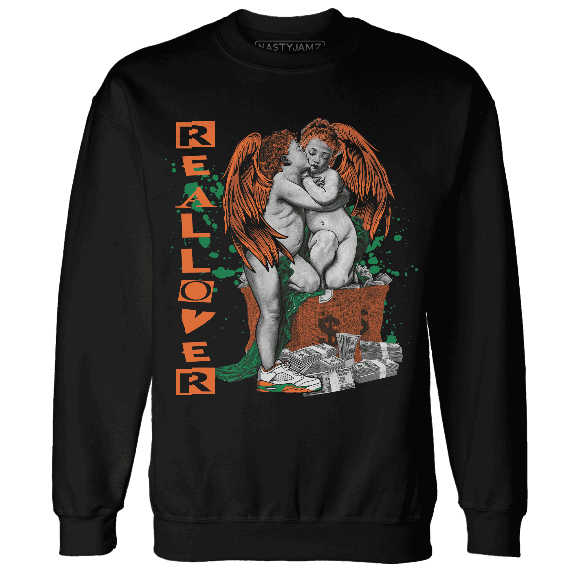 MAM Hurricanes 5s Sweatshirt Match Real Lover Angel - NastyJamz