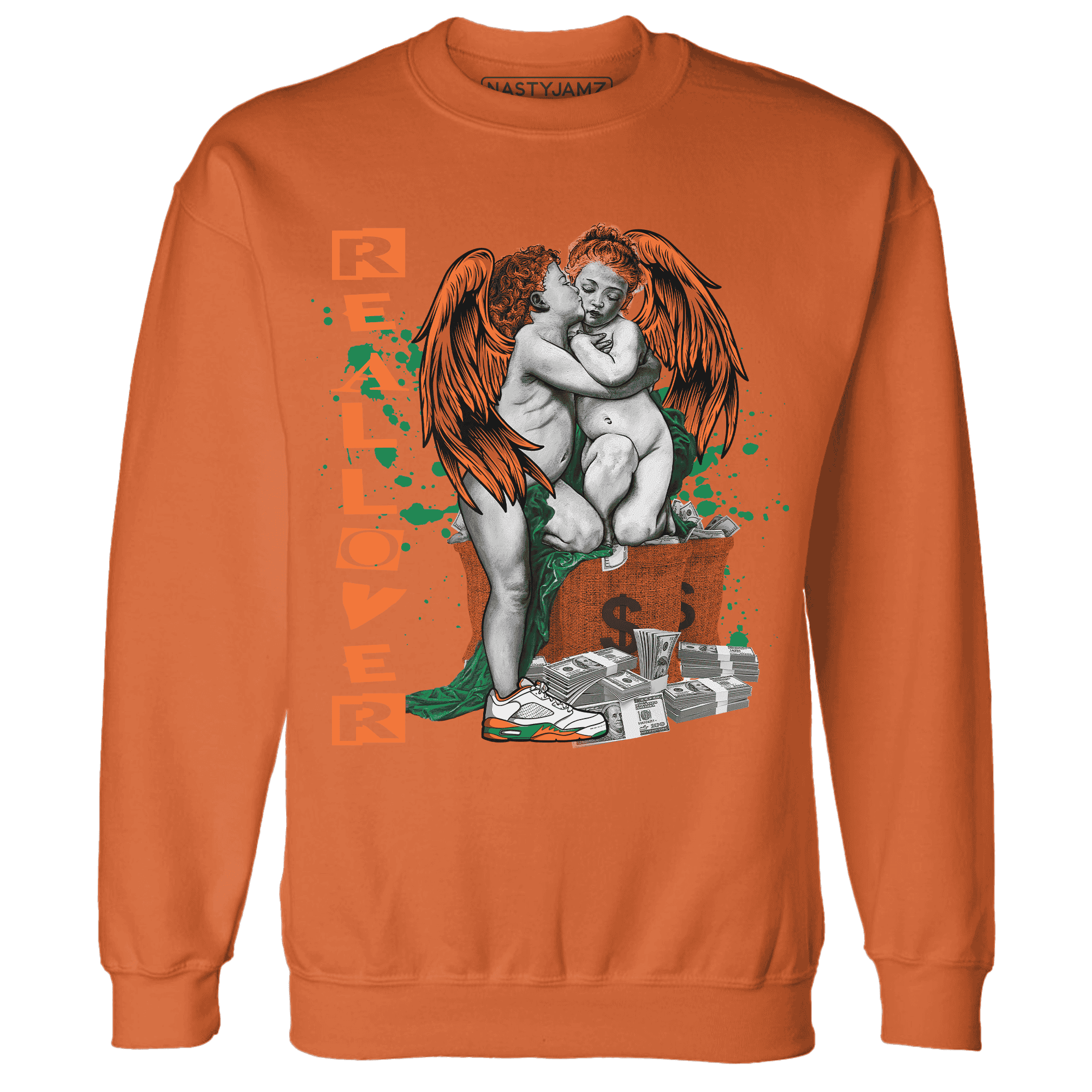 MAM Hurricanes 5s Sweatshirt Match Real Lover Angel - NastyJamz