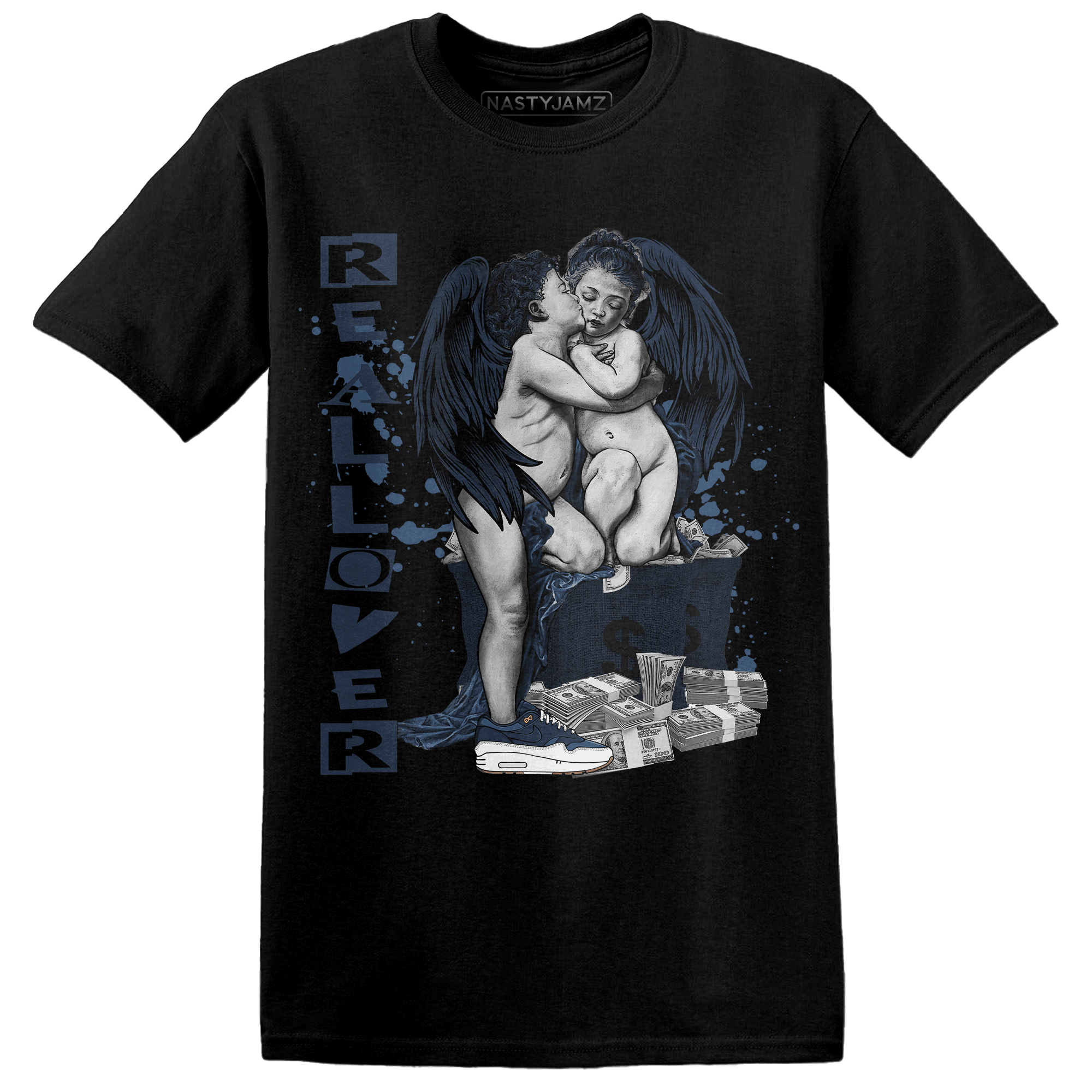 AM 1 86 Jackie Robinson T Shirt Match Real Lover Angel - NastyJamz