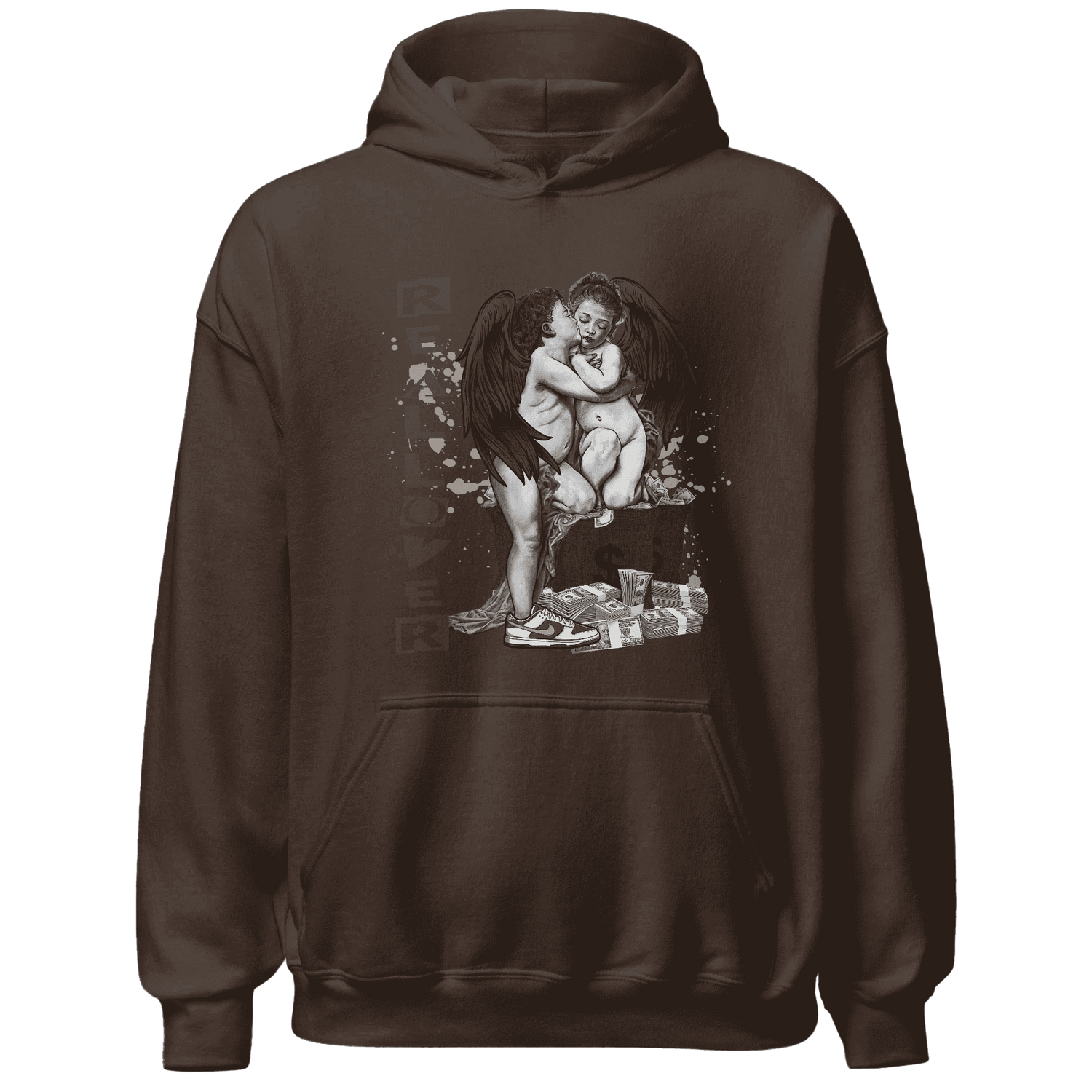 Dunk Low Baroque Brown Hoodie Match Real Lover Angel - NastyJamz