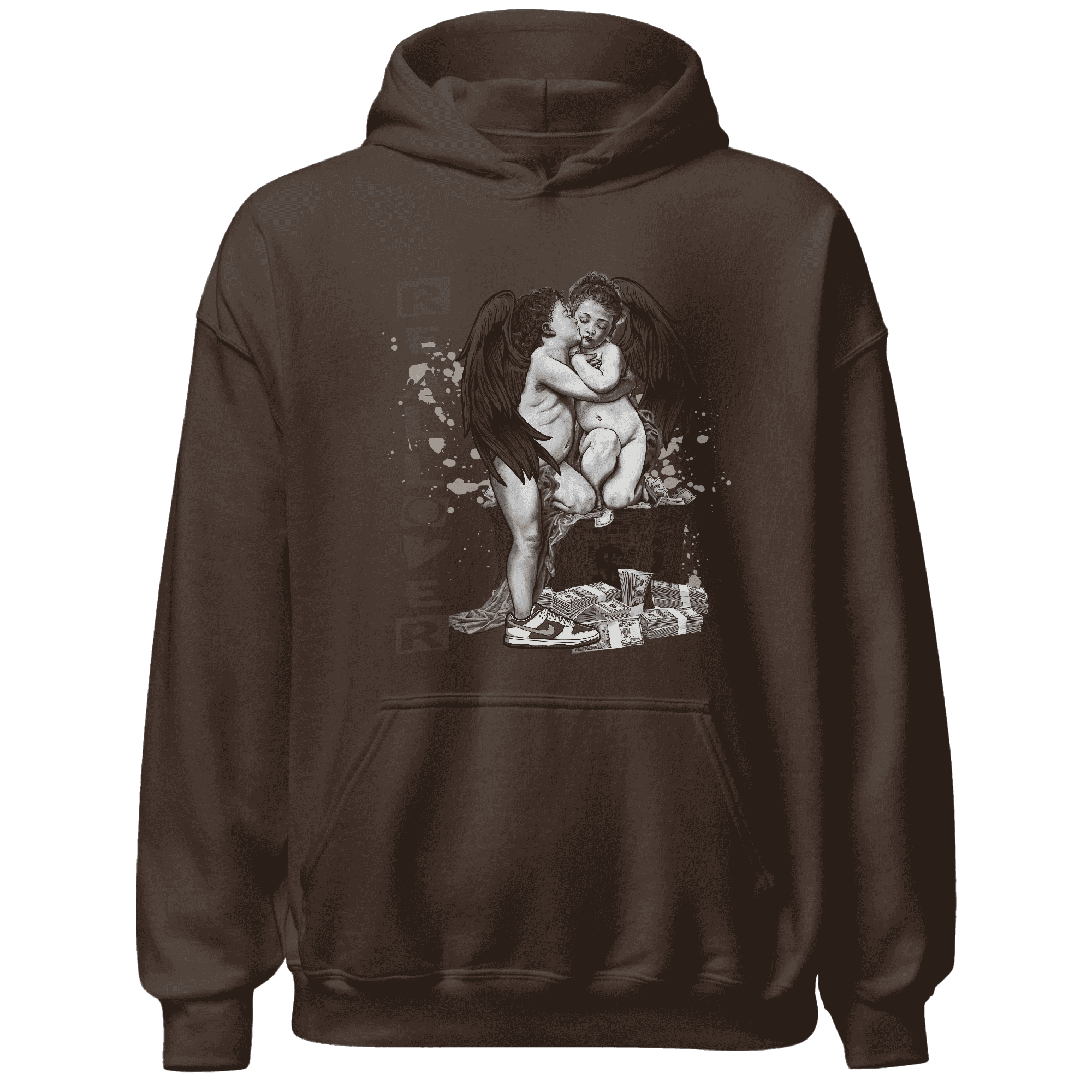 Dunk Low Baroque Brown Hoodie Match Real Lover Angel - NastyJamz