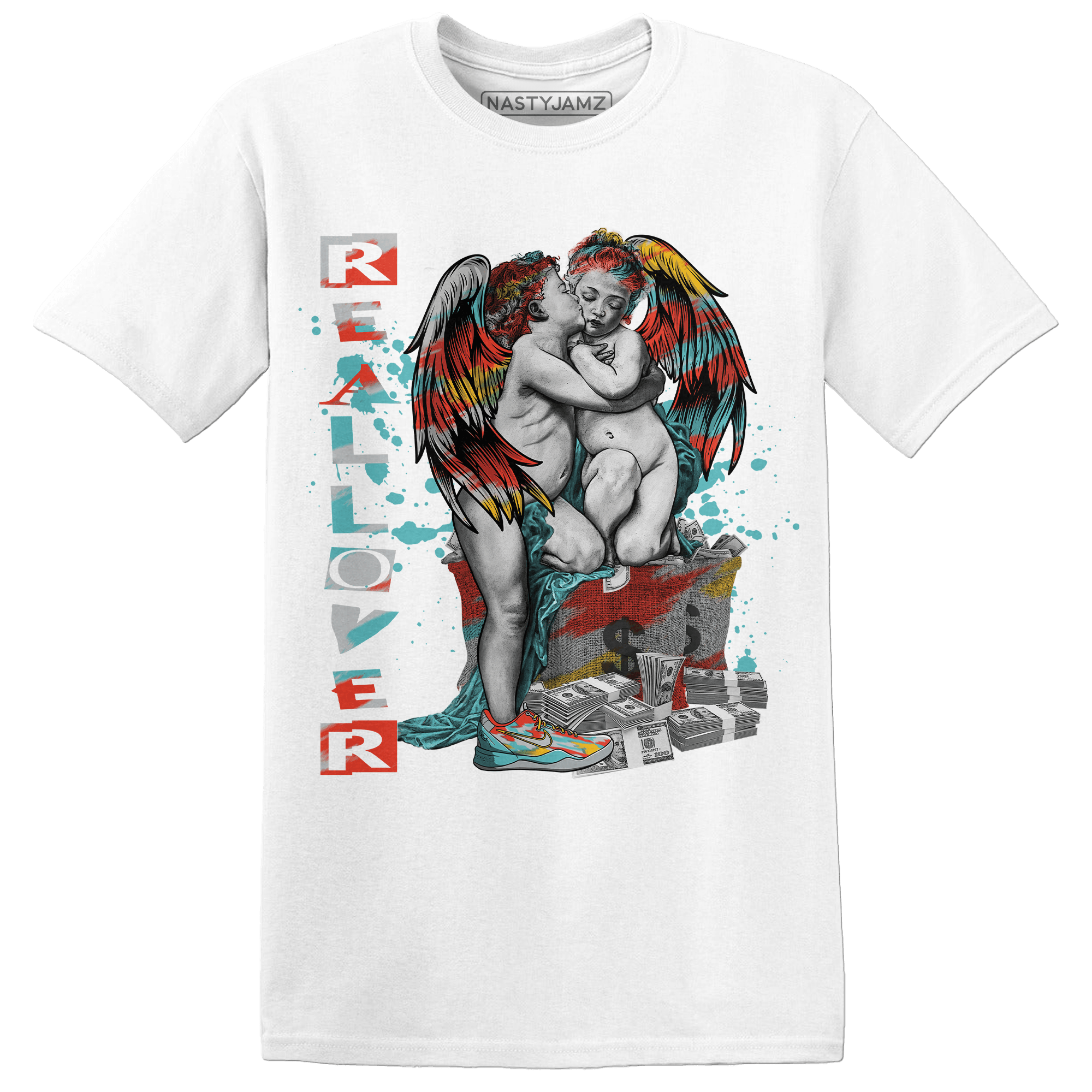 KB 8 Protro Venice Beach T Shirt Match Real Lover Angel - NastyJamz