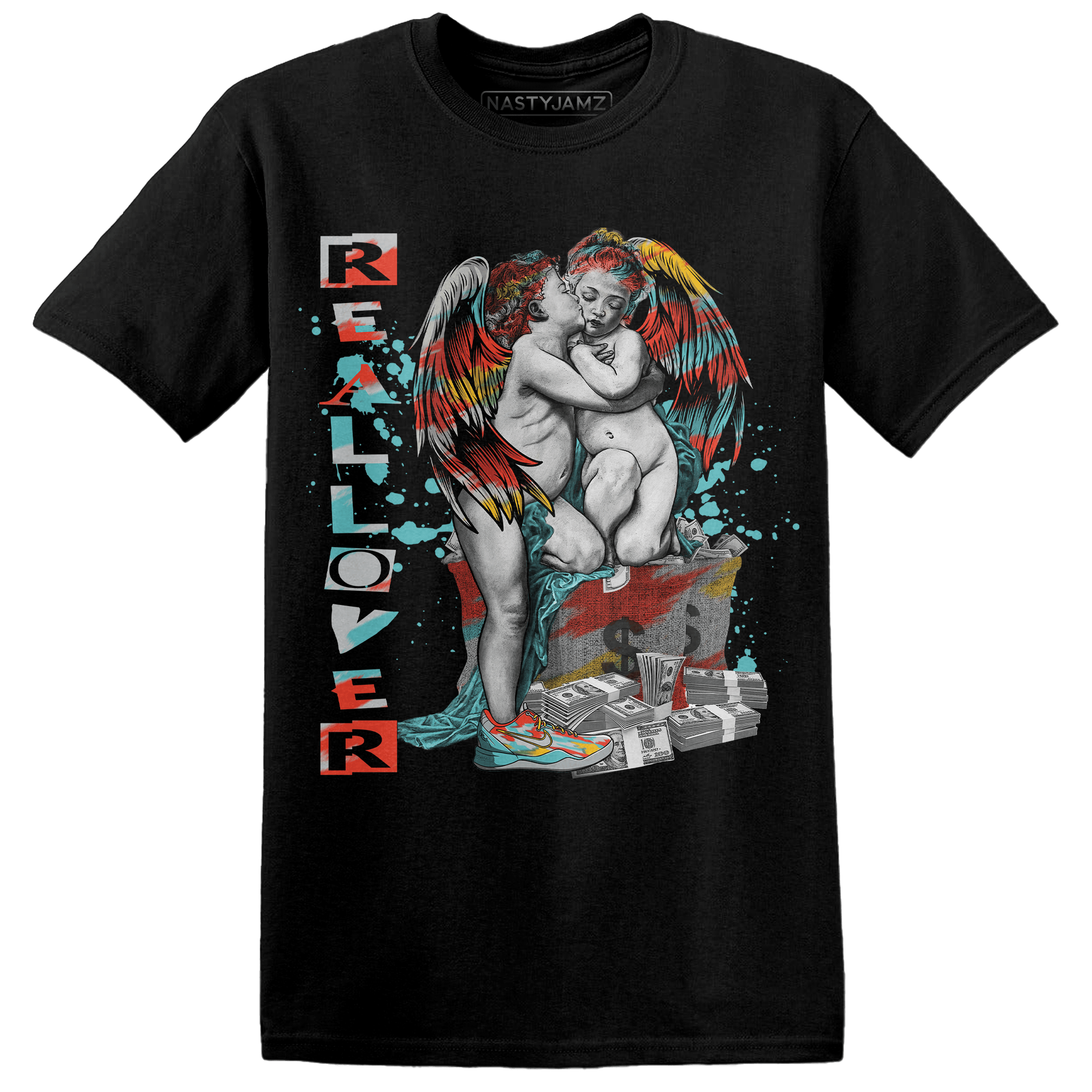 KB 8 Protro Venice Beach T Shirt Match Real Lover Angel - NastyJamz