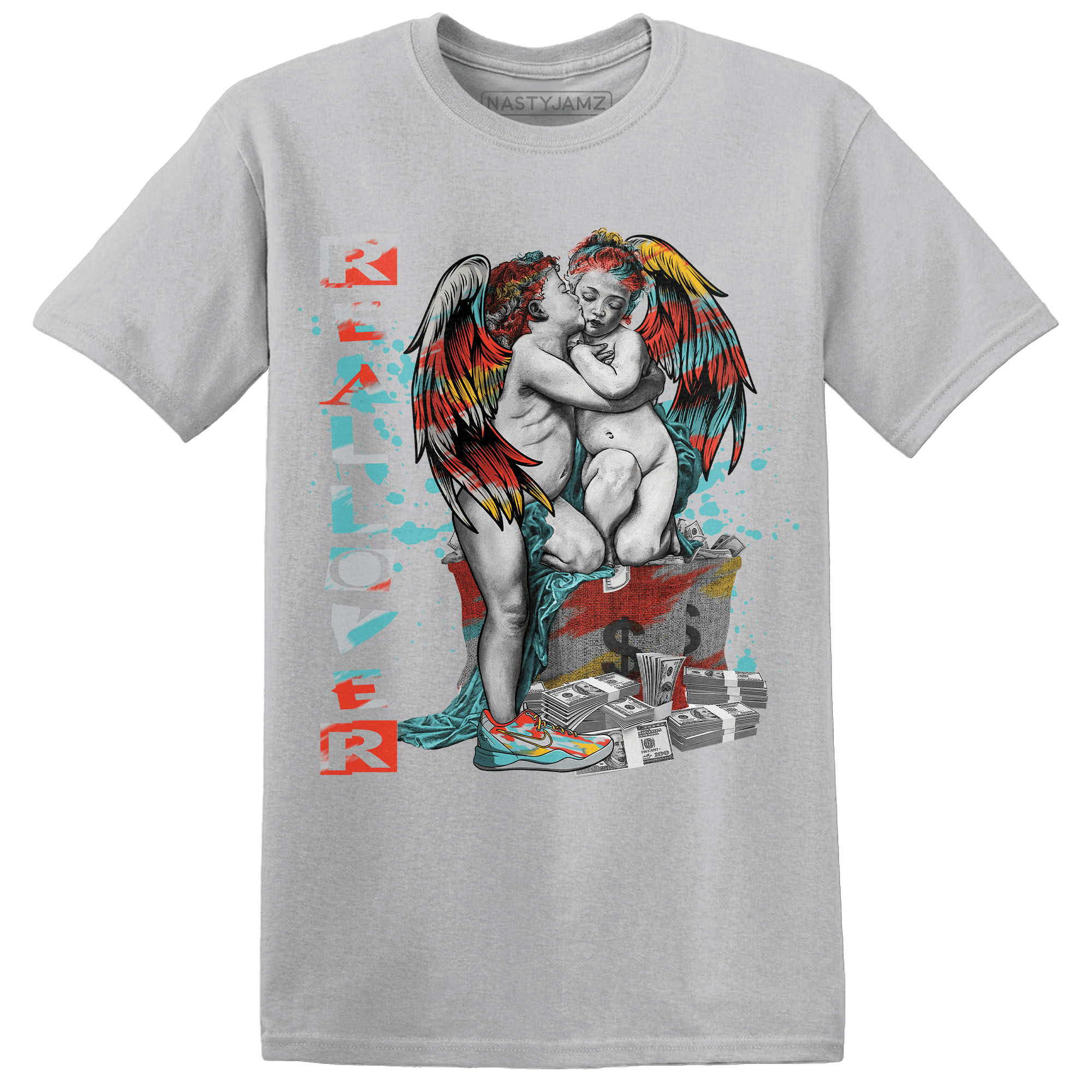 KB 8 Protro Venice Beach T Shirt Match Real Lover Angel - NastyJamz