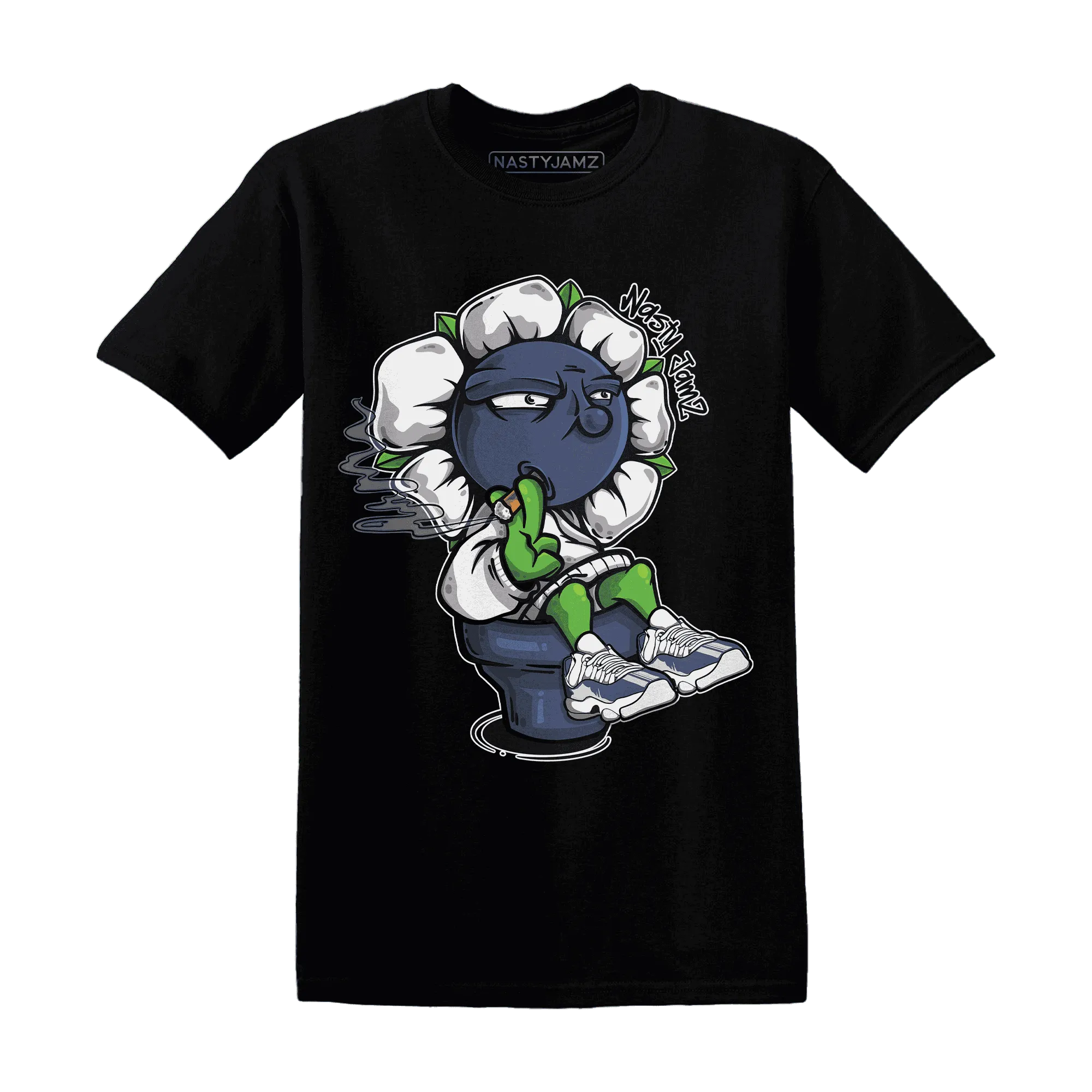 Low-Diffused-Blue-11s-T-Shirt-Match-Rebel-Bloom