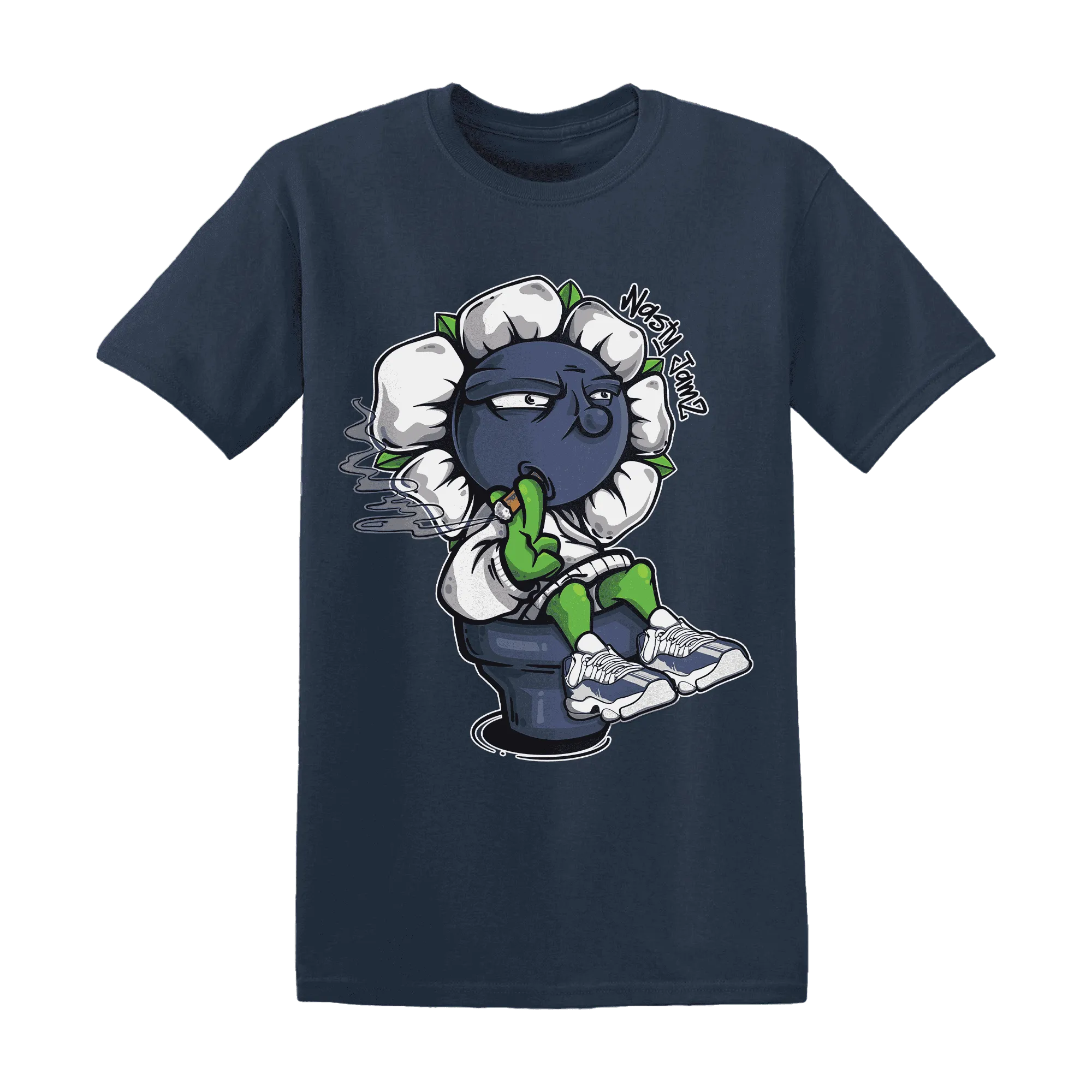 Low-Diffused-Blue-11s-T-Shirt-Match-Rebel-Bloom