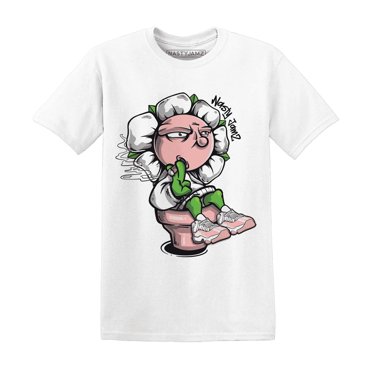 Low-Legend-Pink-11s-T-Shirt-Match-Rebel-Bloom