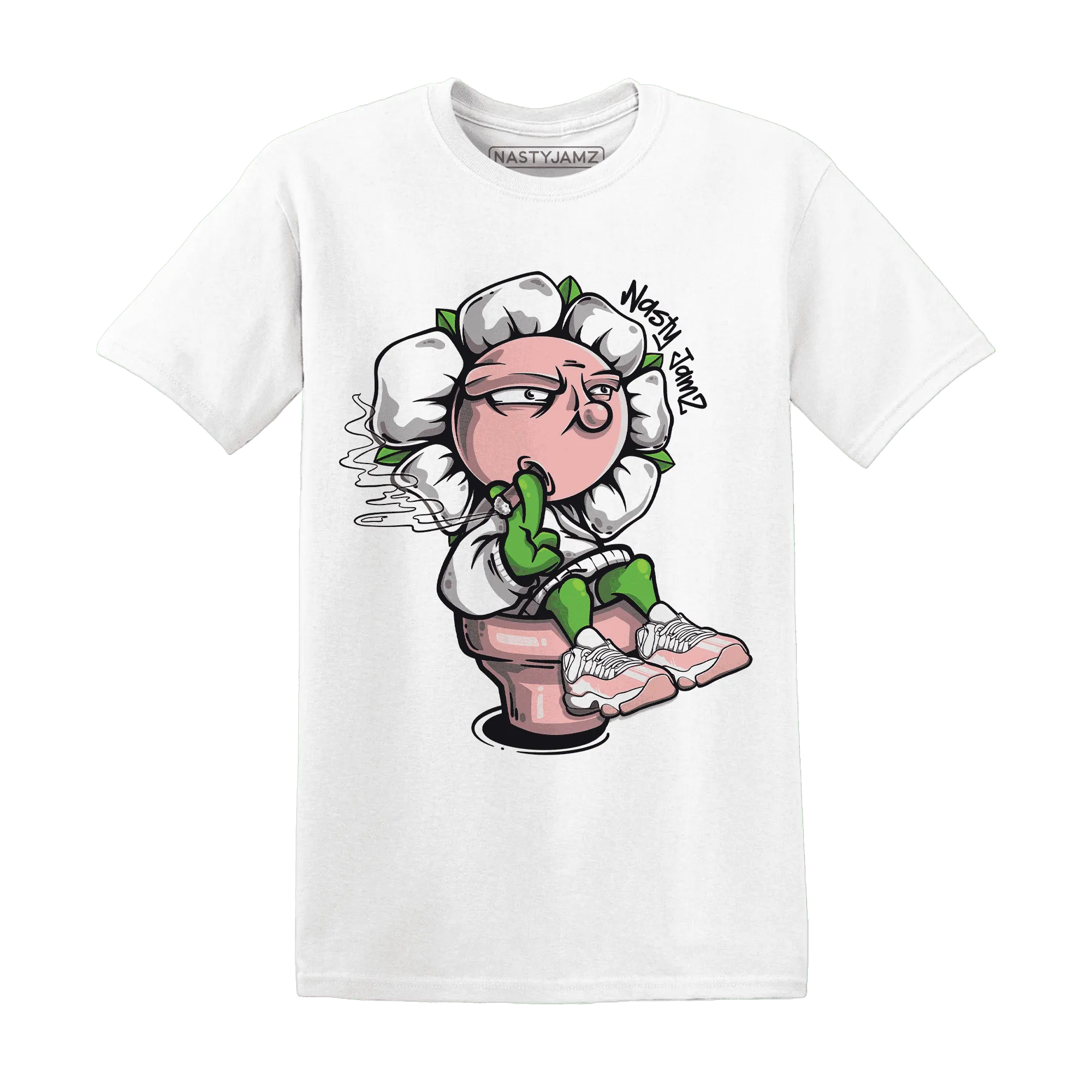 Low-Legend-Pink-11s-T-Shirt-Match-Rebel-Bloom