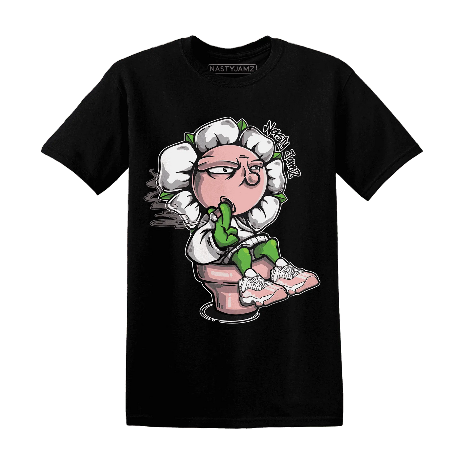 Low-Legend-Pink-11s-T-Shirt-Match-Rebel-Bloom