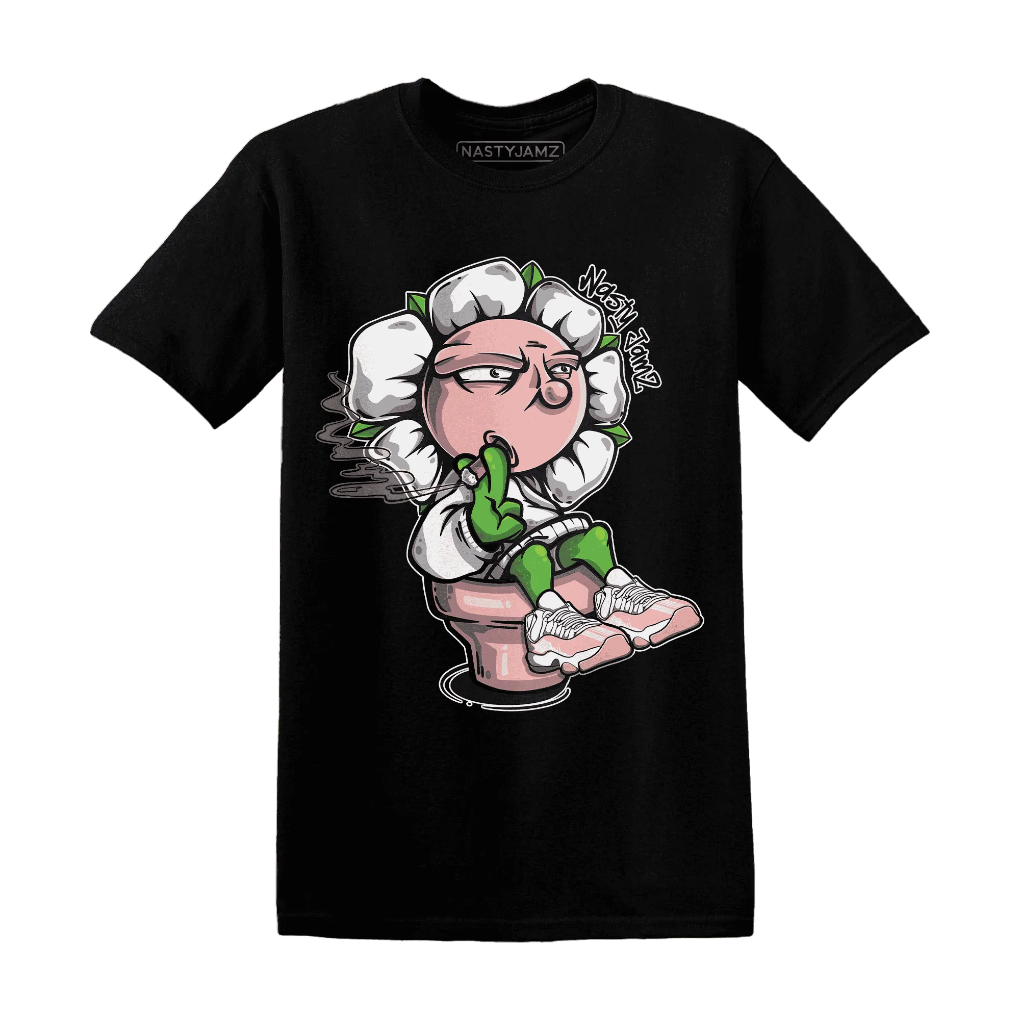 Low-Legend-Pink-11s-T-Shirt-Match-Rebel-Bloom